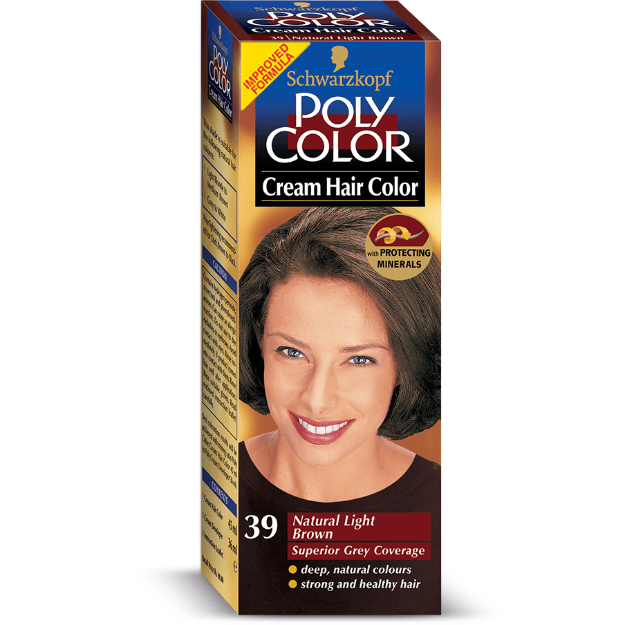 Stilllman's Poly Color Cream Hair Color with Liquid Oxidizer 39 Natural Light Brown