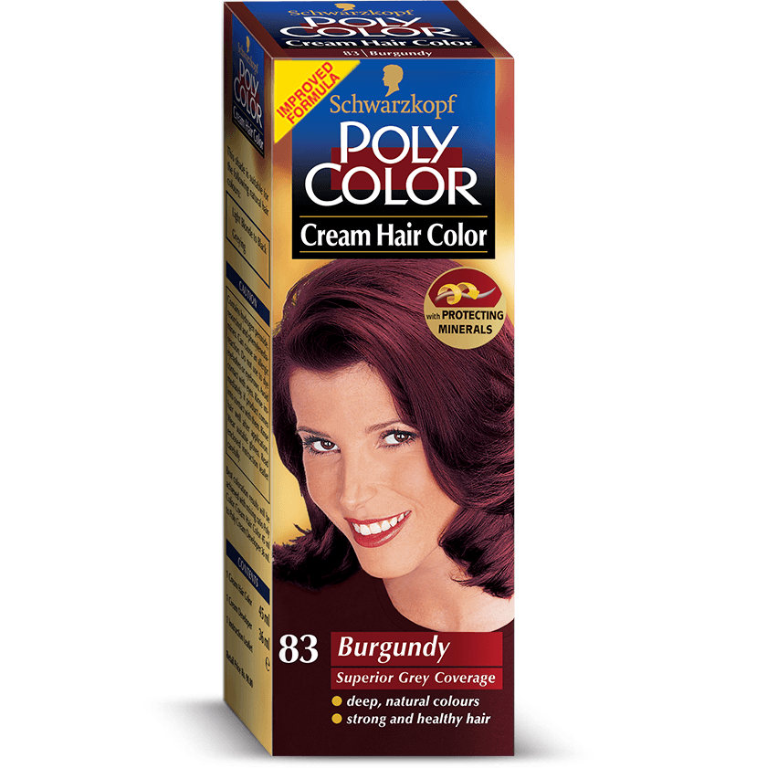 Stilllman's Poly Color Cream Hair Color with Liquid Oxidizer 83 Burgundy