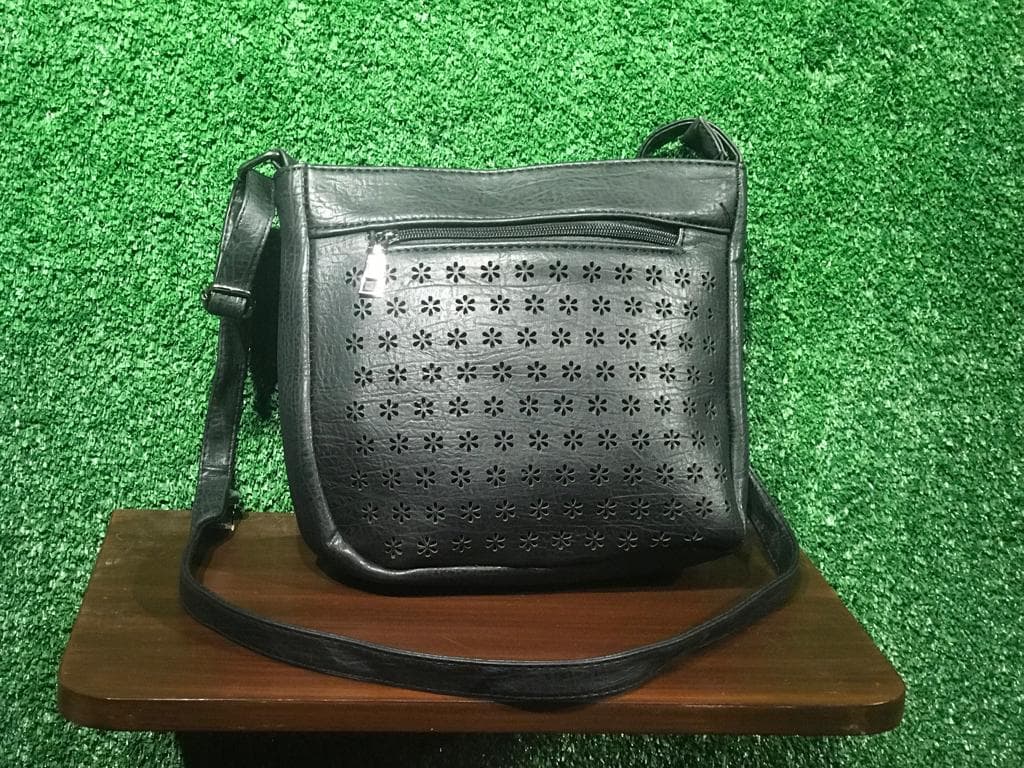 Pu Leather CrossBody Purse Black