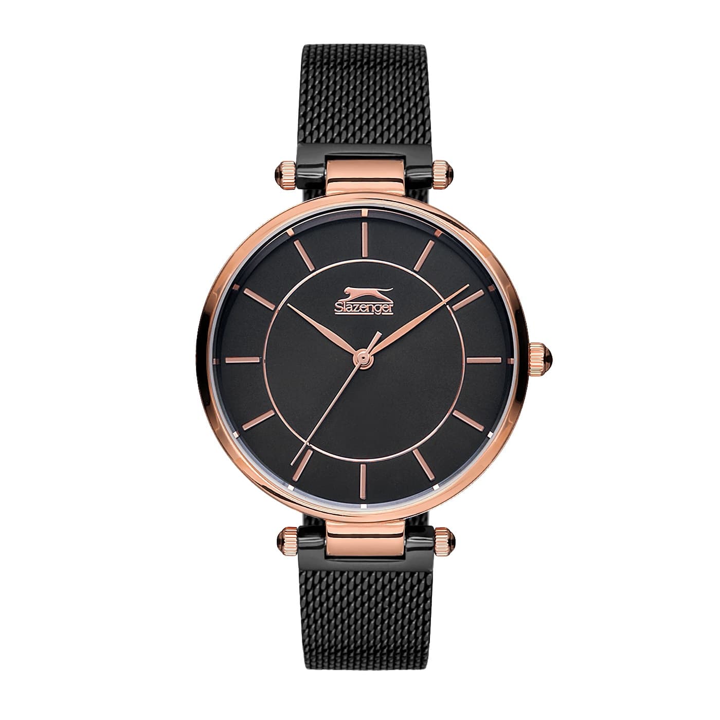 Slazenger Ladies Stainless Steel Watch SL.9.6109.3.03 Black