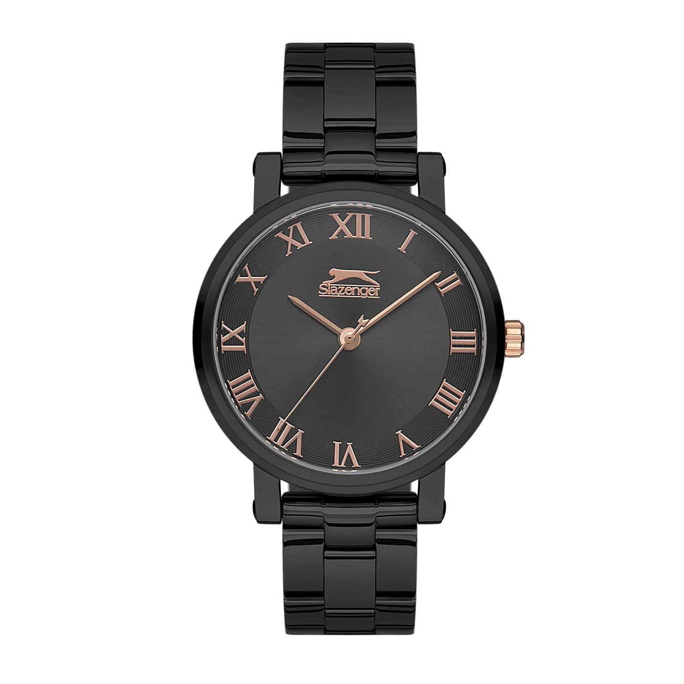 Slazenger Ladies Stainless Steel Watch SL.9.6145.3.02 Black