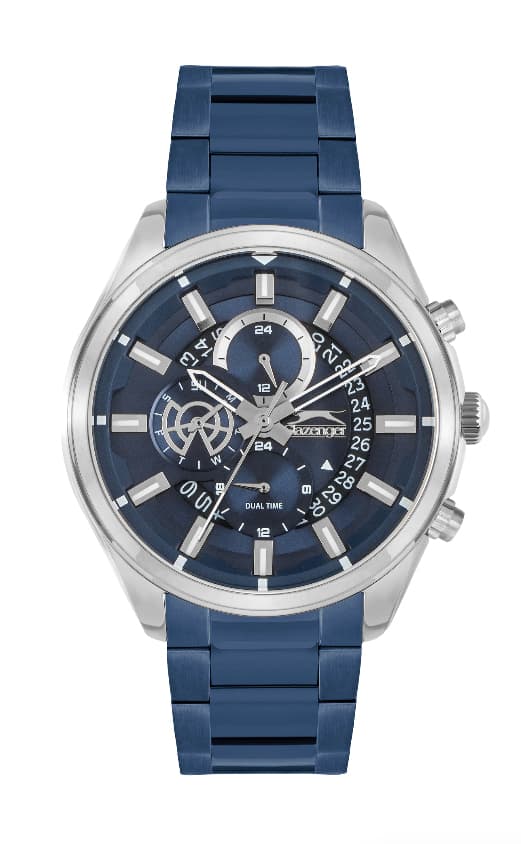 Slazenger Gents Stainless Steel Watch SL.9.6299.2.03 Black