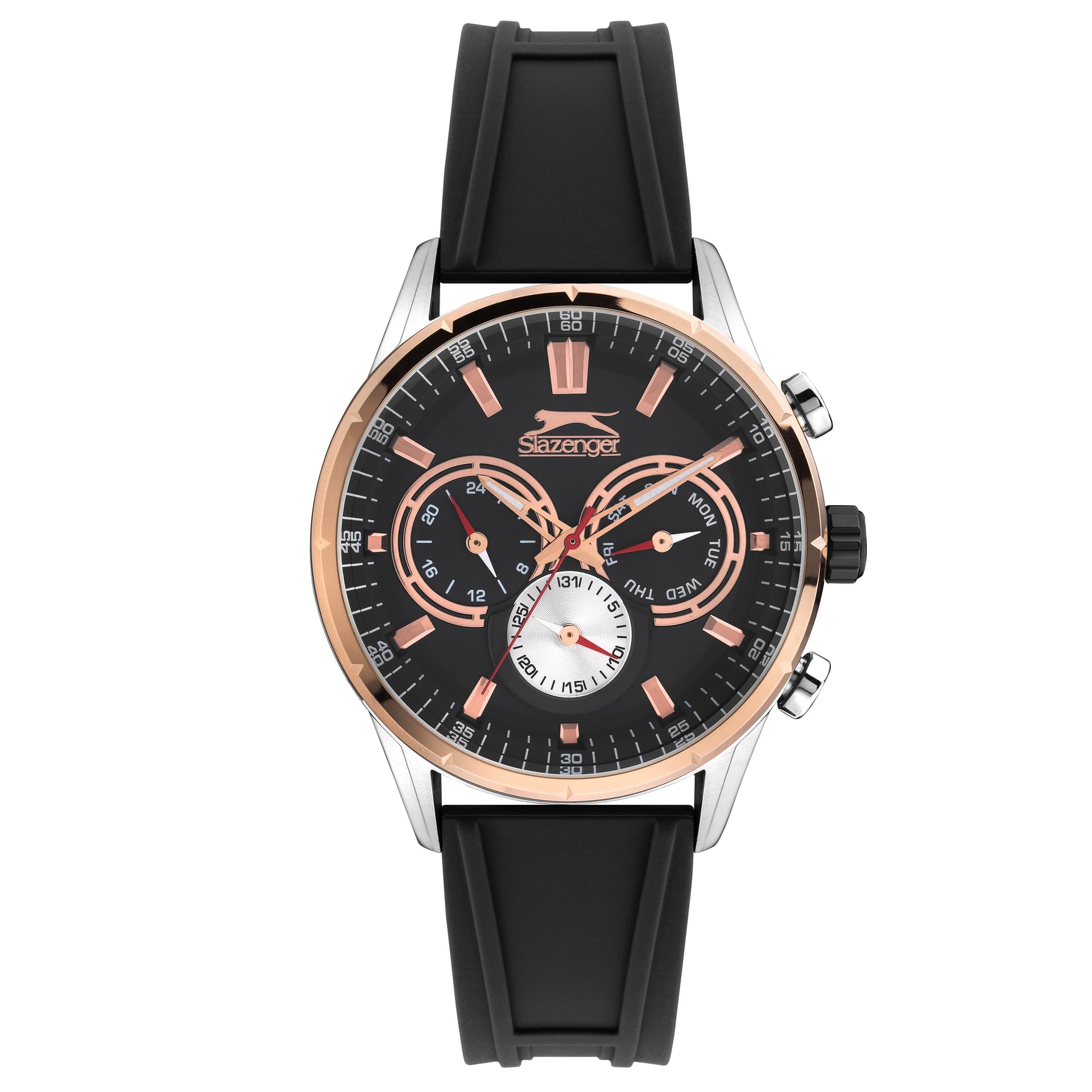 Slazenger Gents Stainless Steel Watch SL.9.6304.2.02 Black