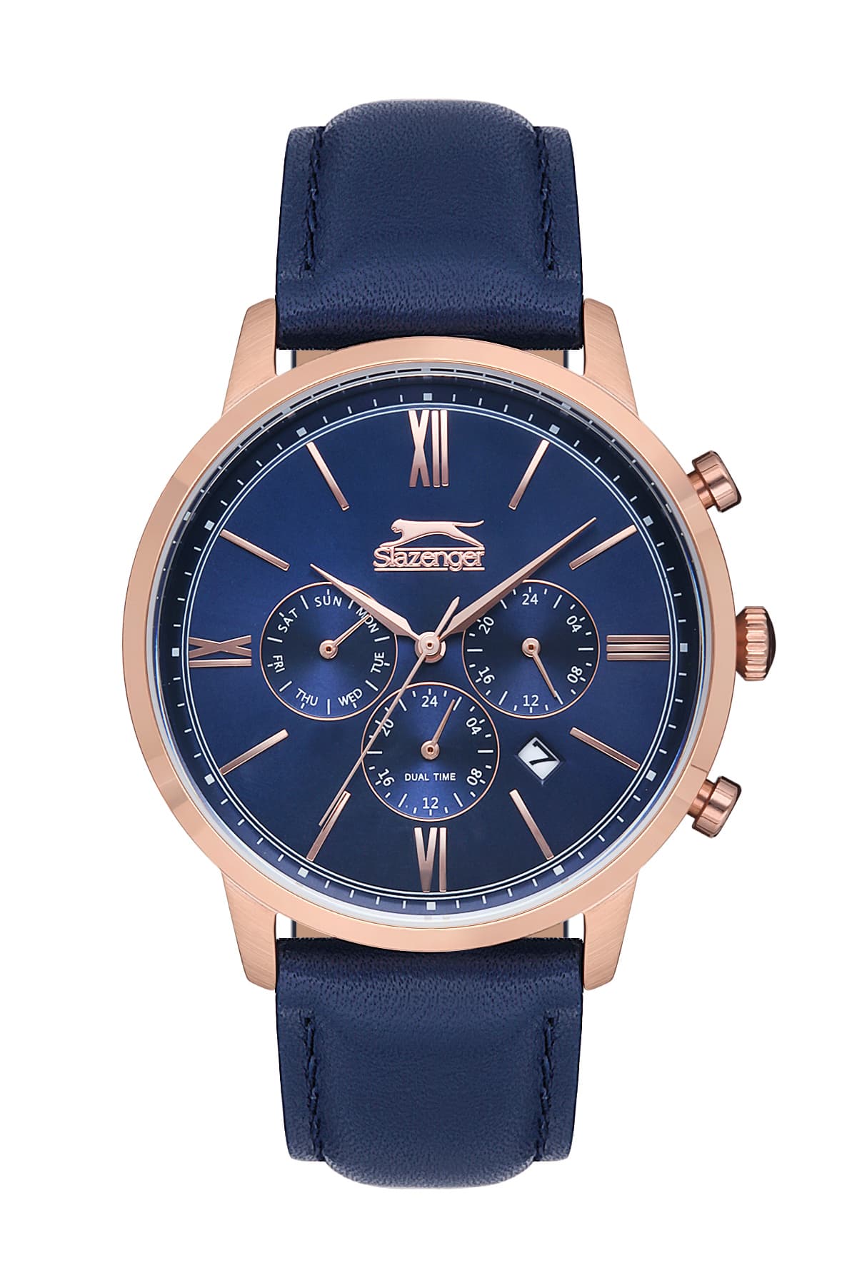 Slazenger Gents Stainless Steel Watch SL.9.6337.2.04 Blue