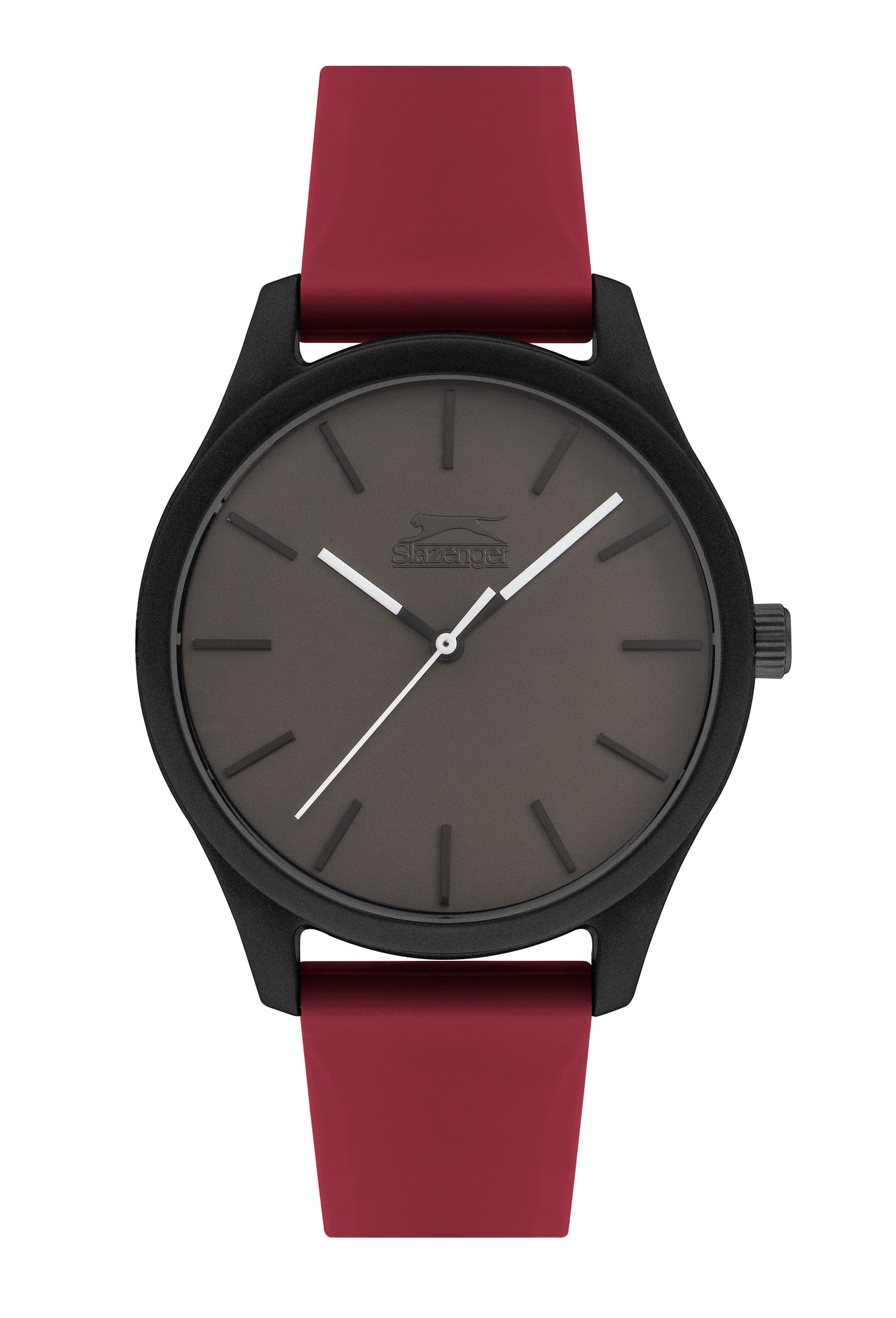 Slazenger Gents Stainless Steel Watch SL.9.6369.1.05 Red & Grey