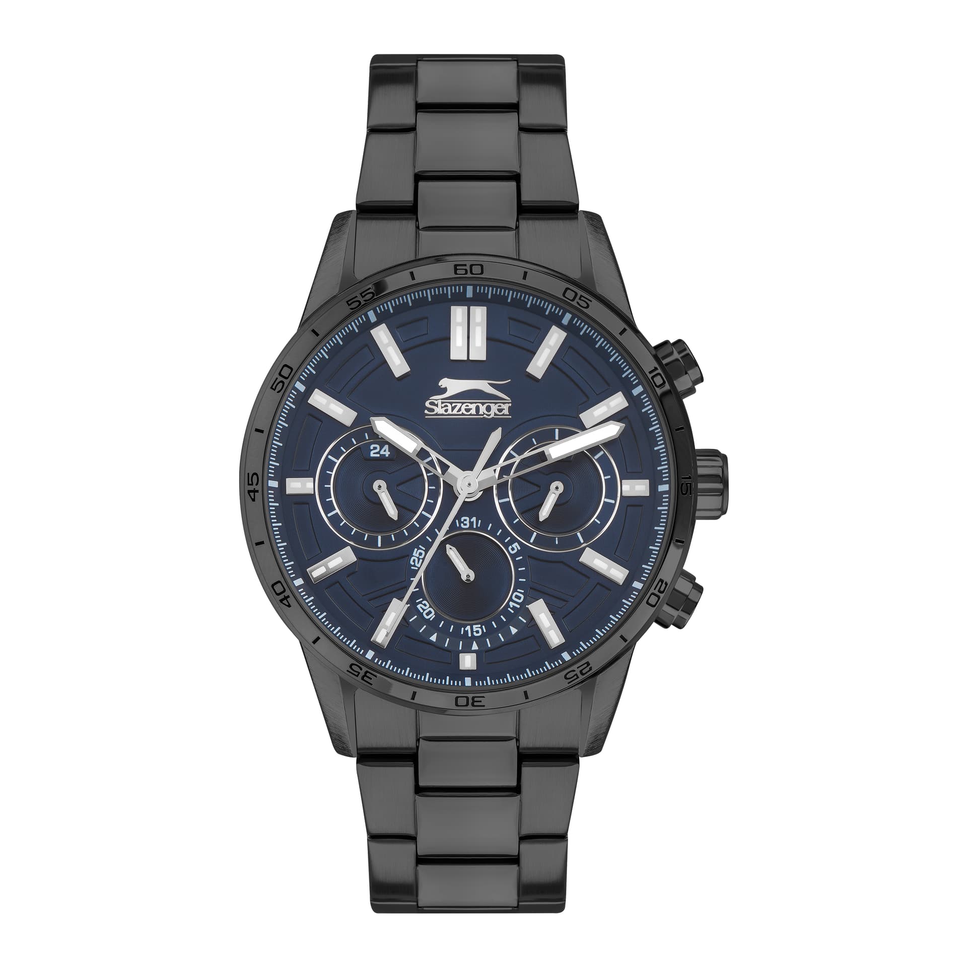 Slazenger Gents Stainless Steel Watch SL.9.6372.2.03 Blue