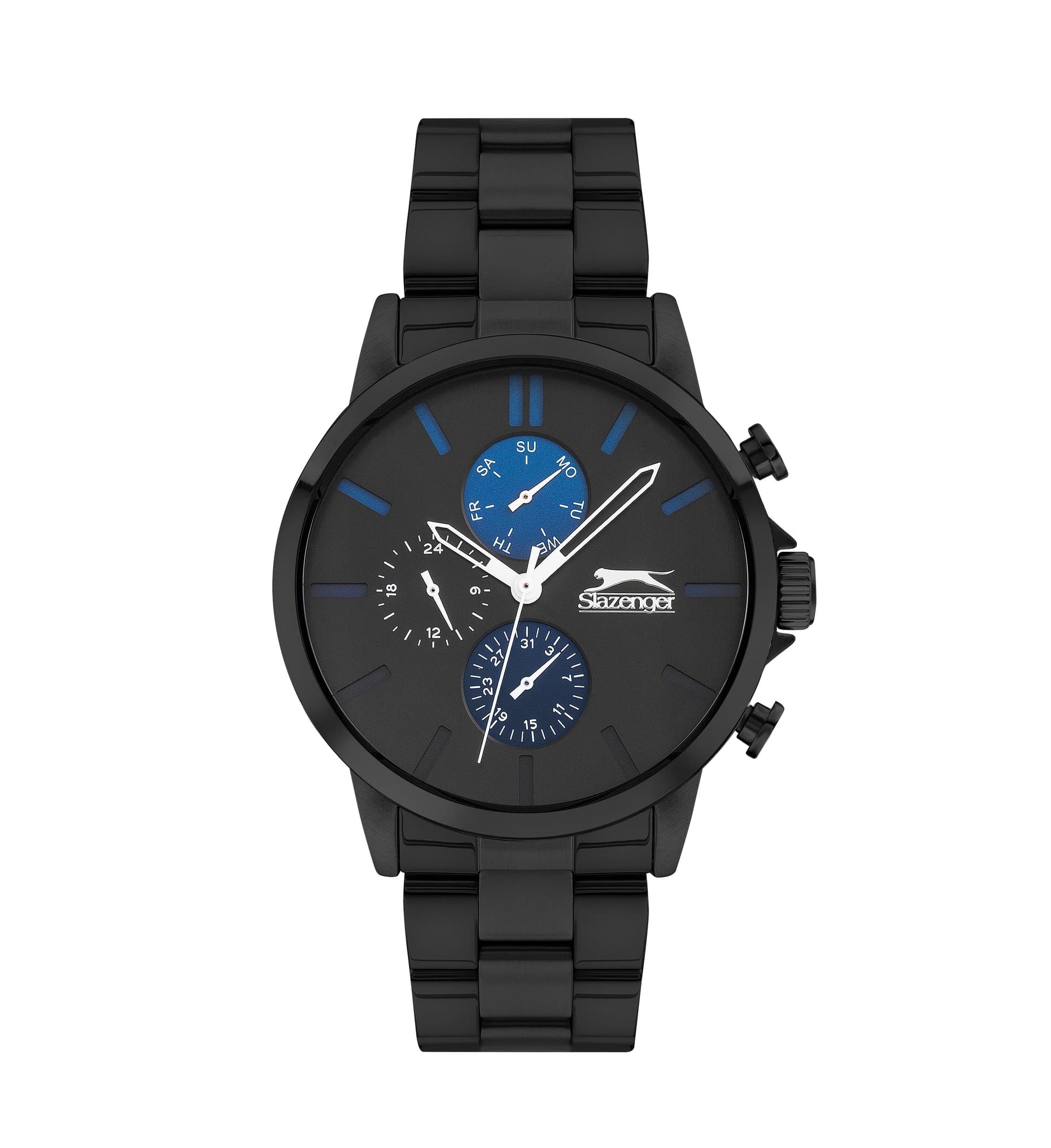 Slazenger Gents Stainless Steel Watch SL.9.6386.2.05 Black