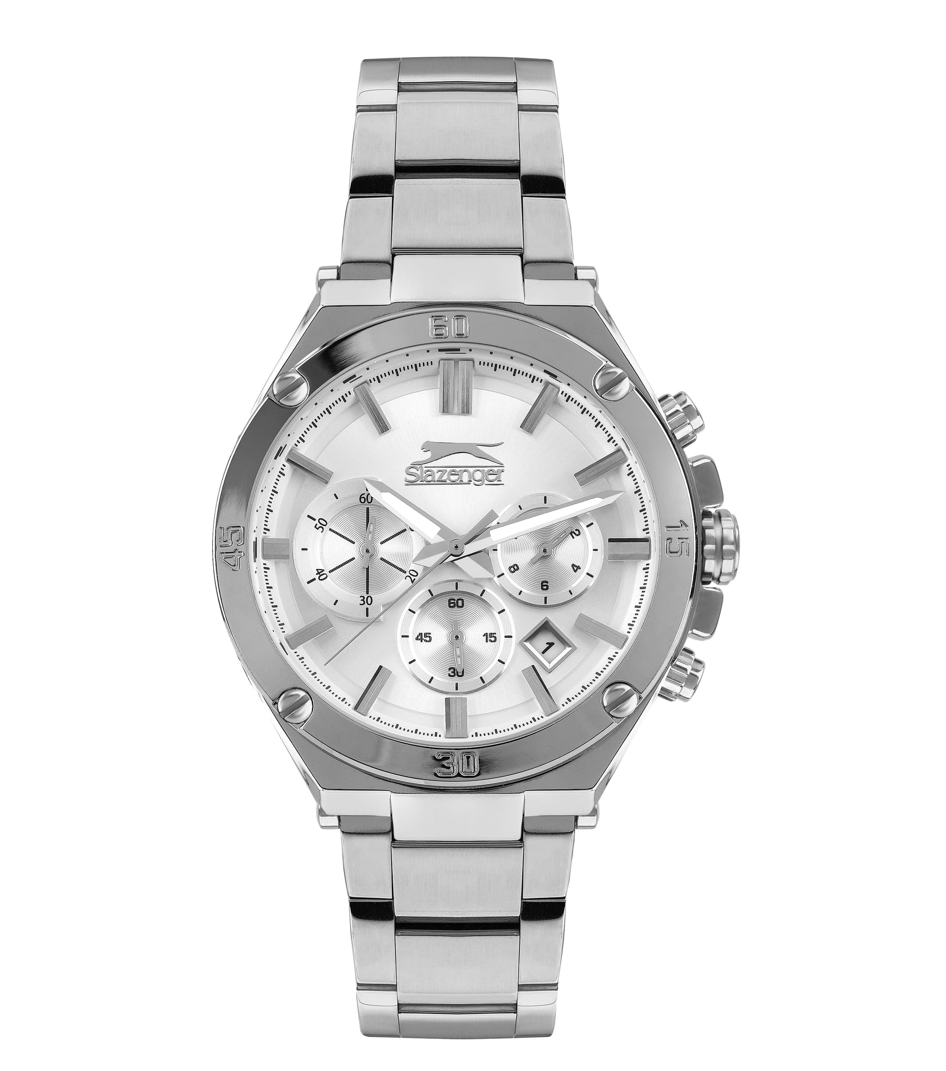 Slazenger Gents Stainless Steel Watch SL.9.6388.2.01 Silver