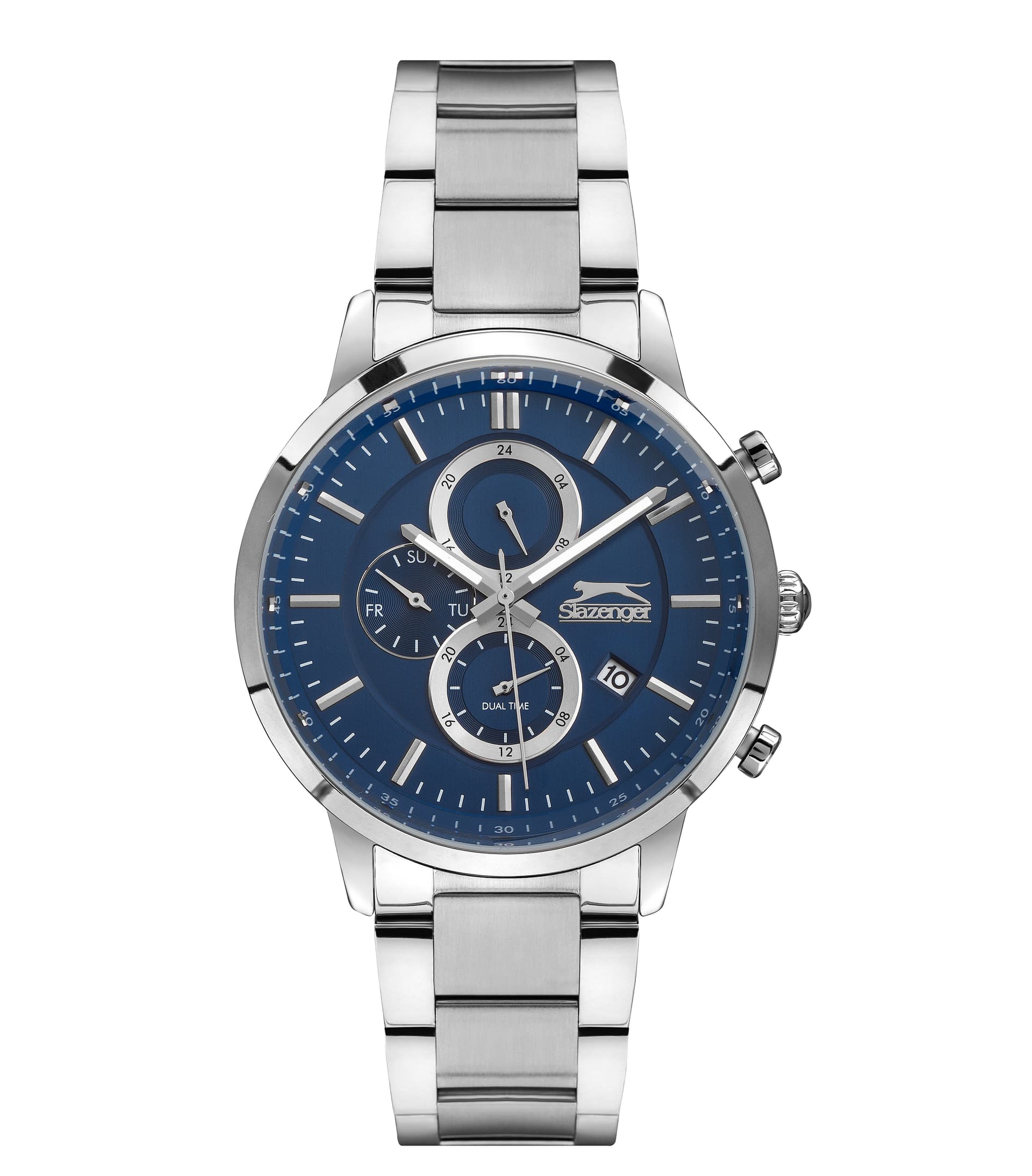 Slazenger Gents Stainless Steel Watch SL.9.6389.2.01 Blue