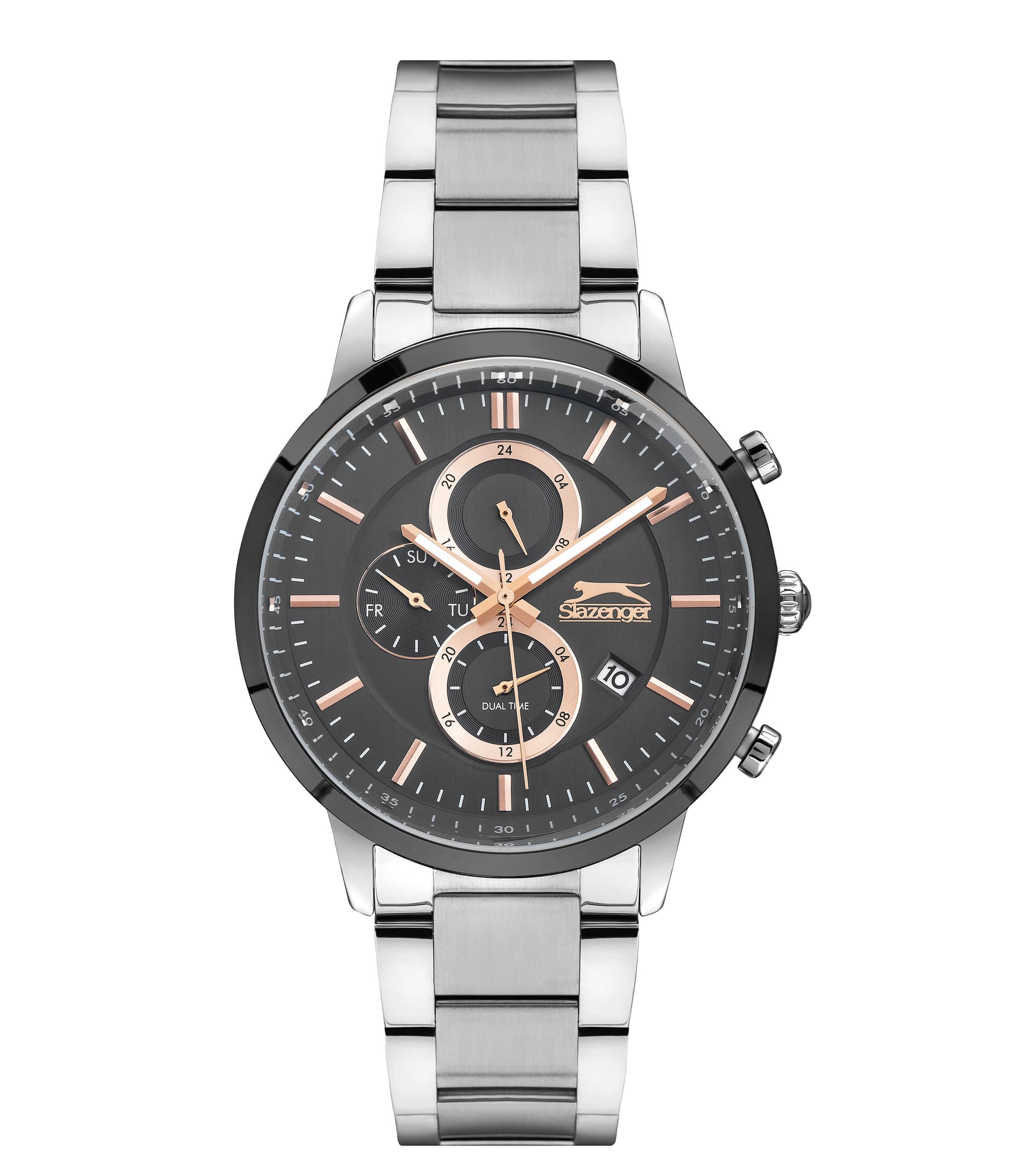 Slazenger Gents Stainless Steel Watch SL.9.6389.2.03 Grey