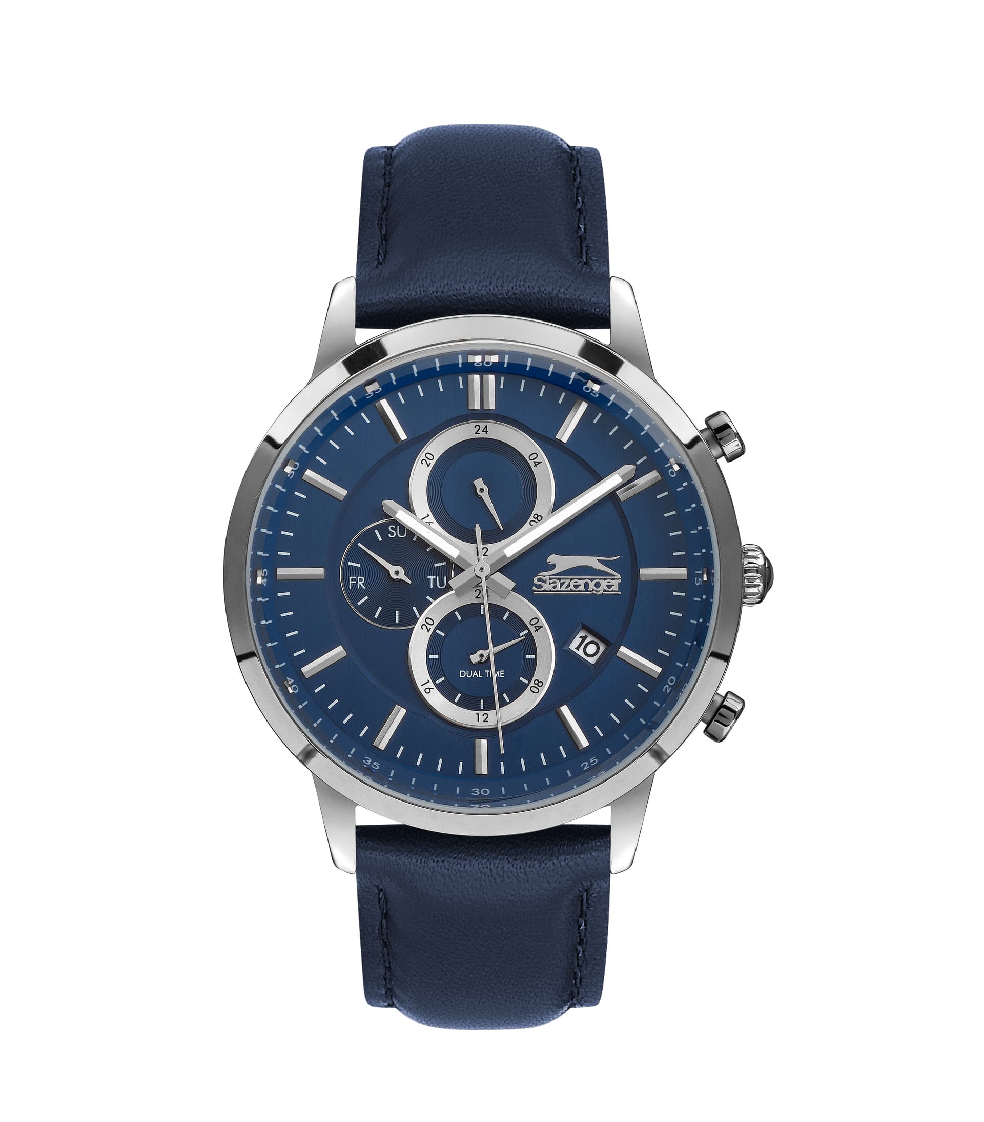 Slazenger Gents Stainless Steel Watch SL.9.6390.2.01 Blue