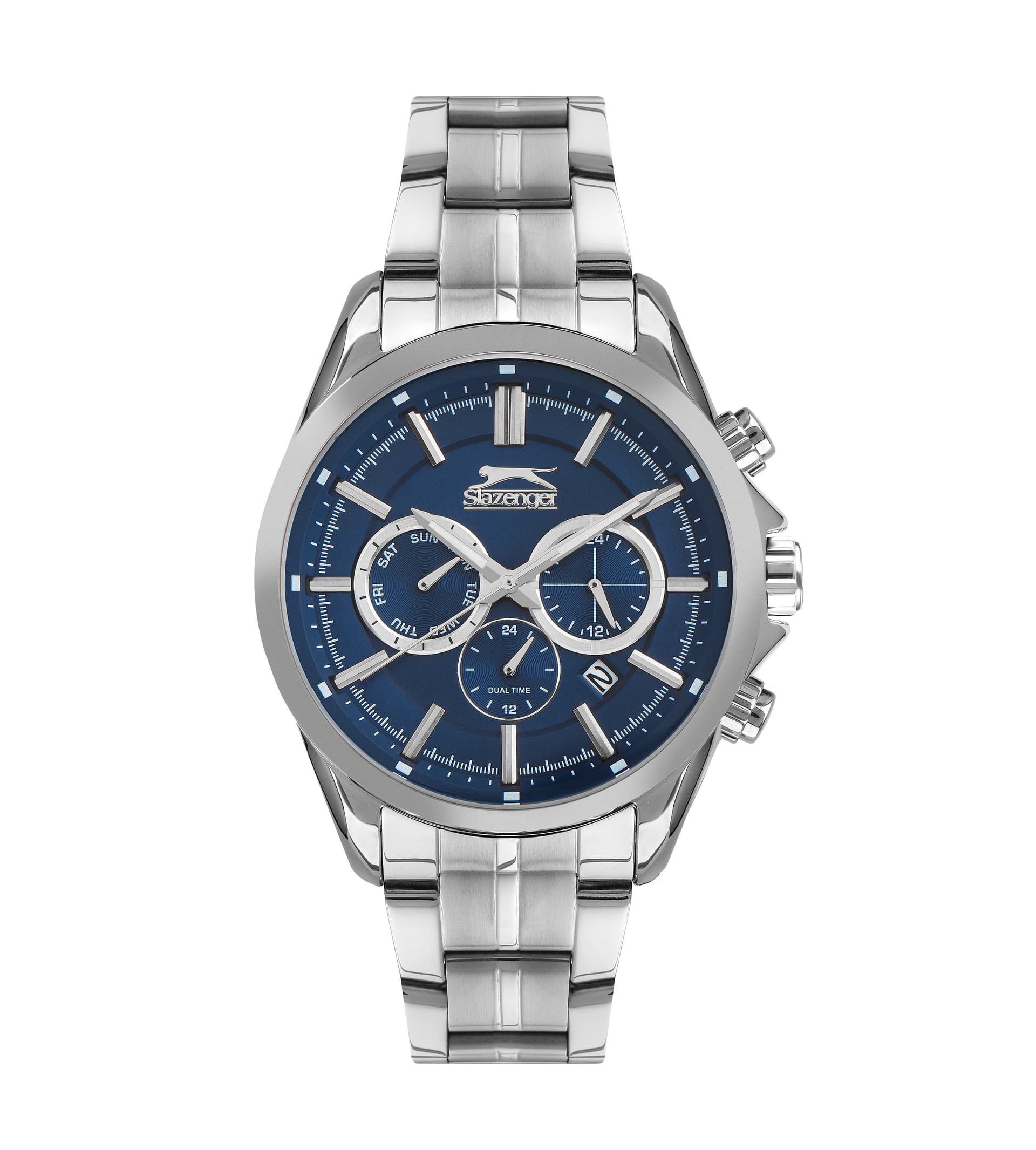 Slazenger Gents Stainless Steel Watch SL.9.6391.2.03 Blue