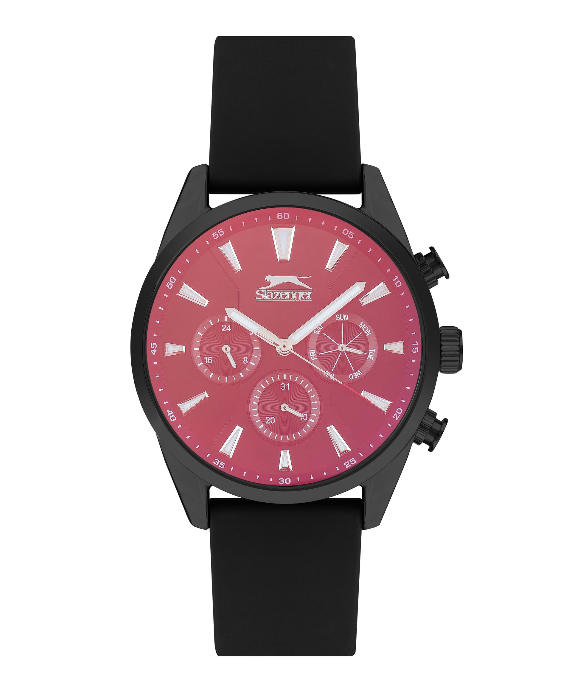 Slazenger Gents Rubber Strap Watch SL.9.6393.2.02 Mop