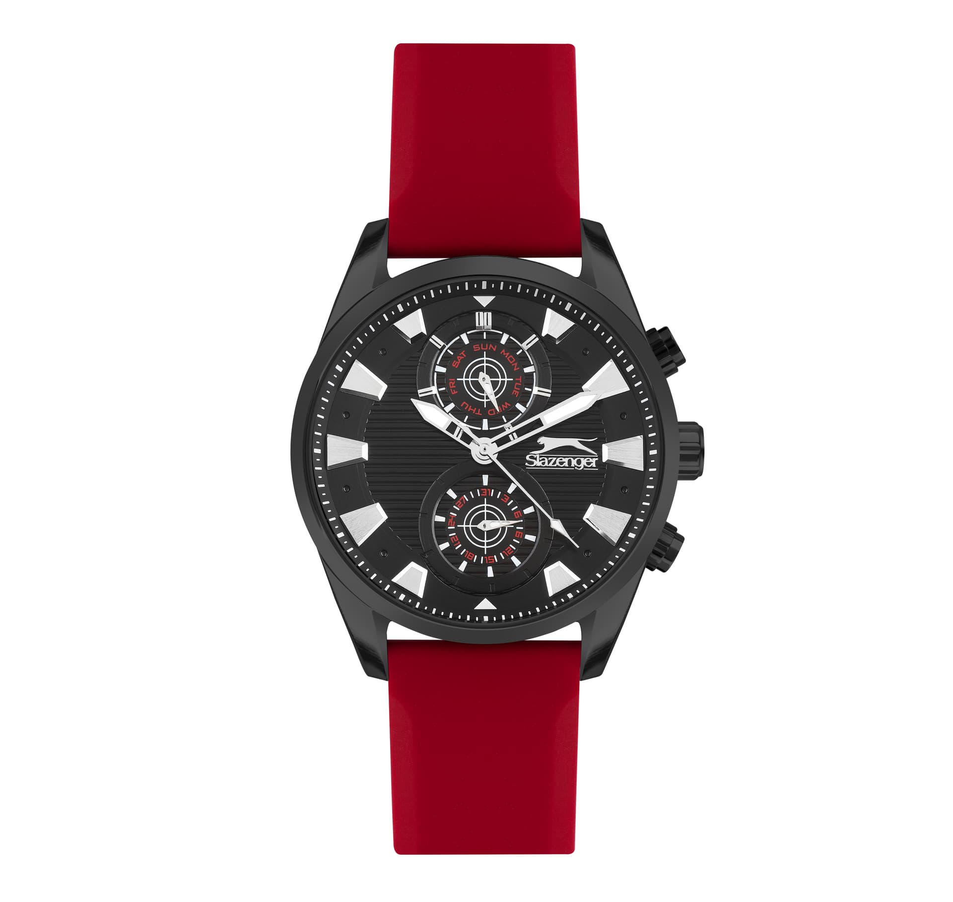 Slazenger Gents Rubber Strap Watch SL.9.6396.2.03 Black
