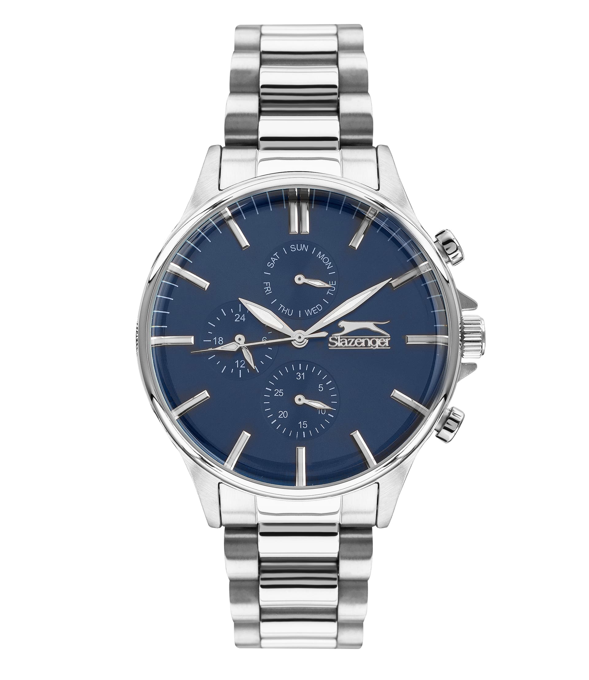 Slazenger Gents Stainless Steel Watch SL.9.6398.2.02 Blue
