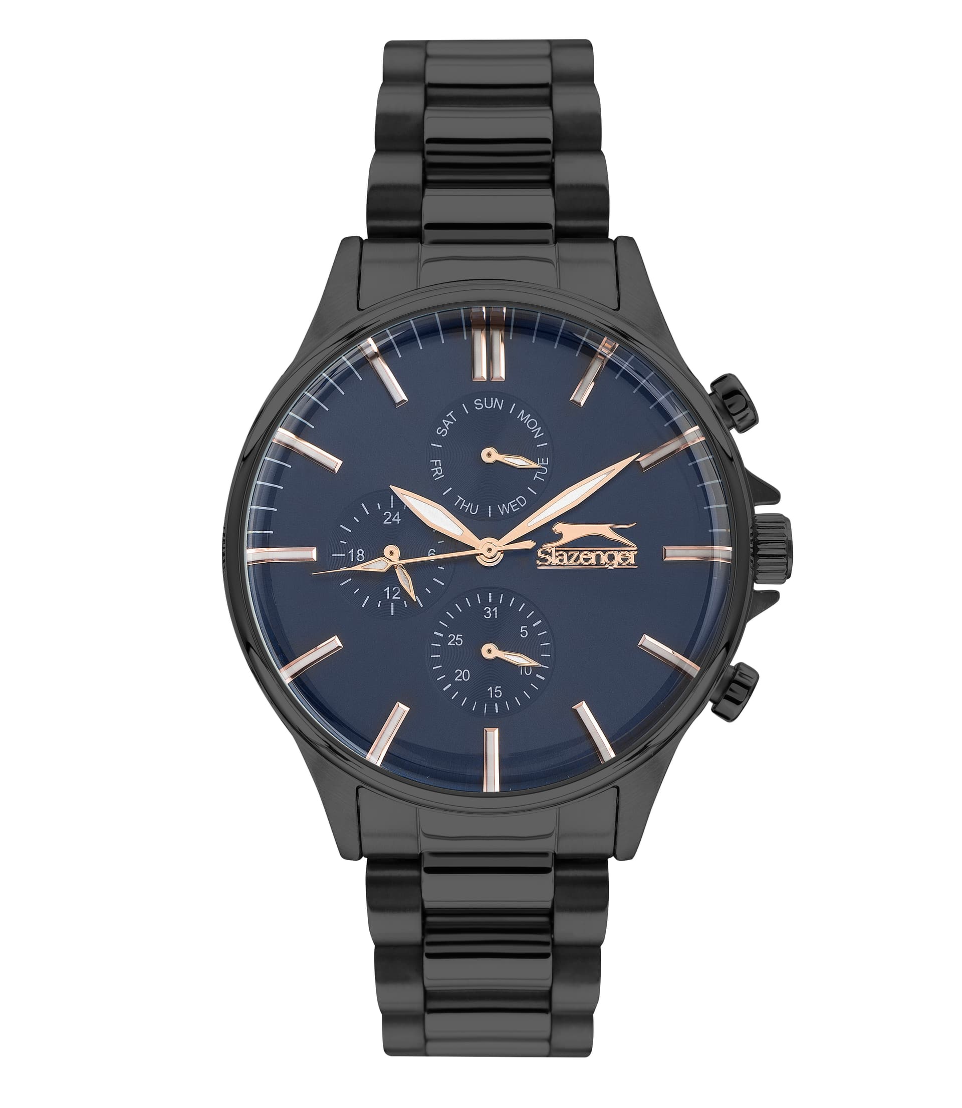 Slazenger Gents Stainless Steel Watch SL.9.6398.2.04 Blue