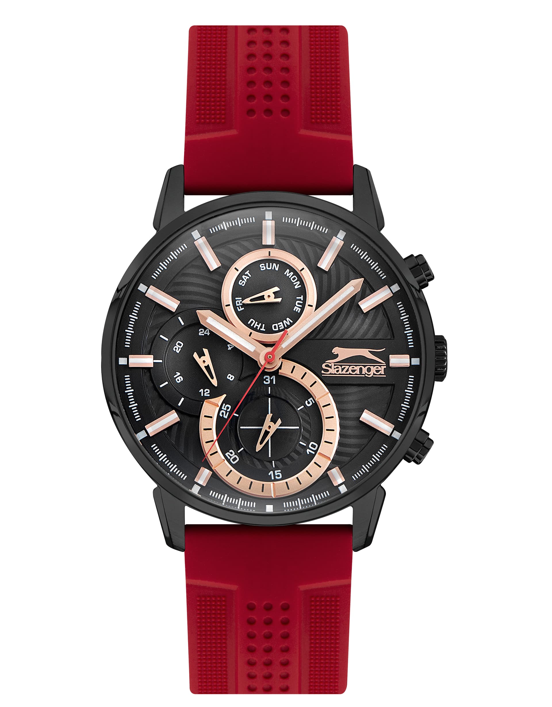 Slazenger Gents Stainless Steel Watch SL.9.6400.2.02 Black