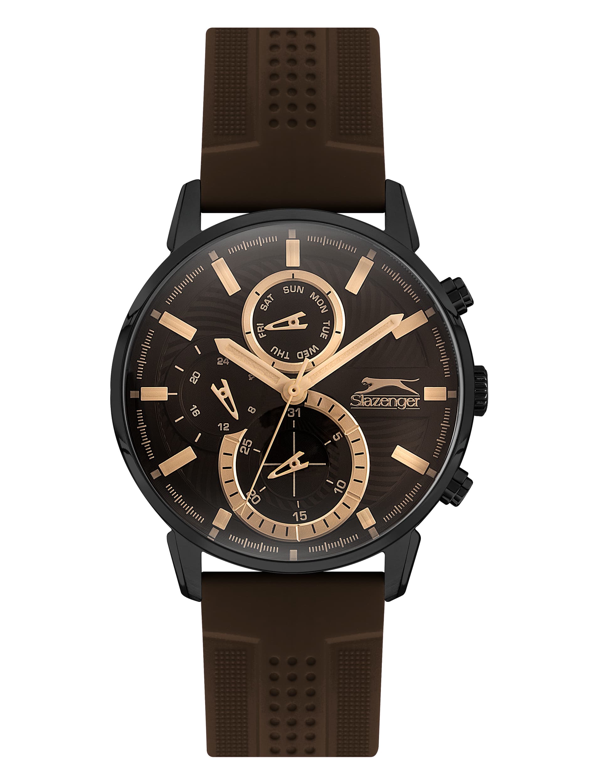 Slazenger Gents Stainless Steel Watch SL.9.6400.2.04 Black