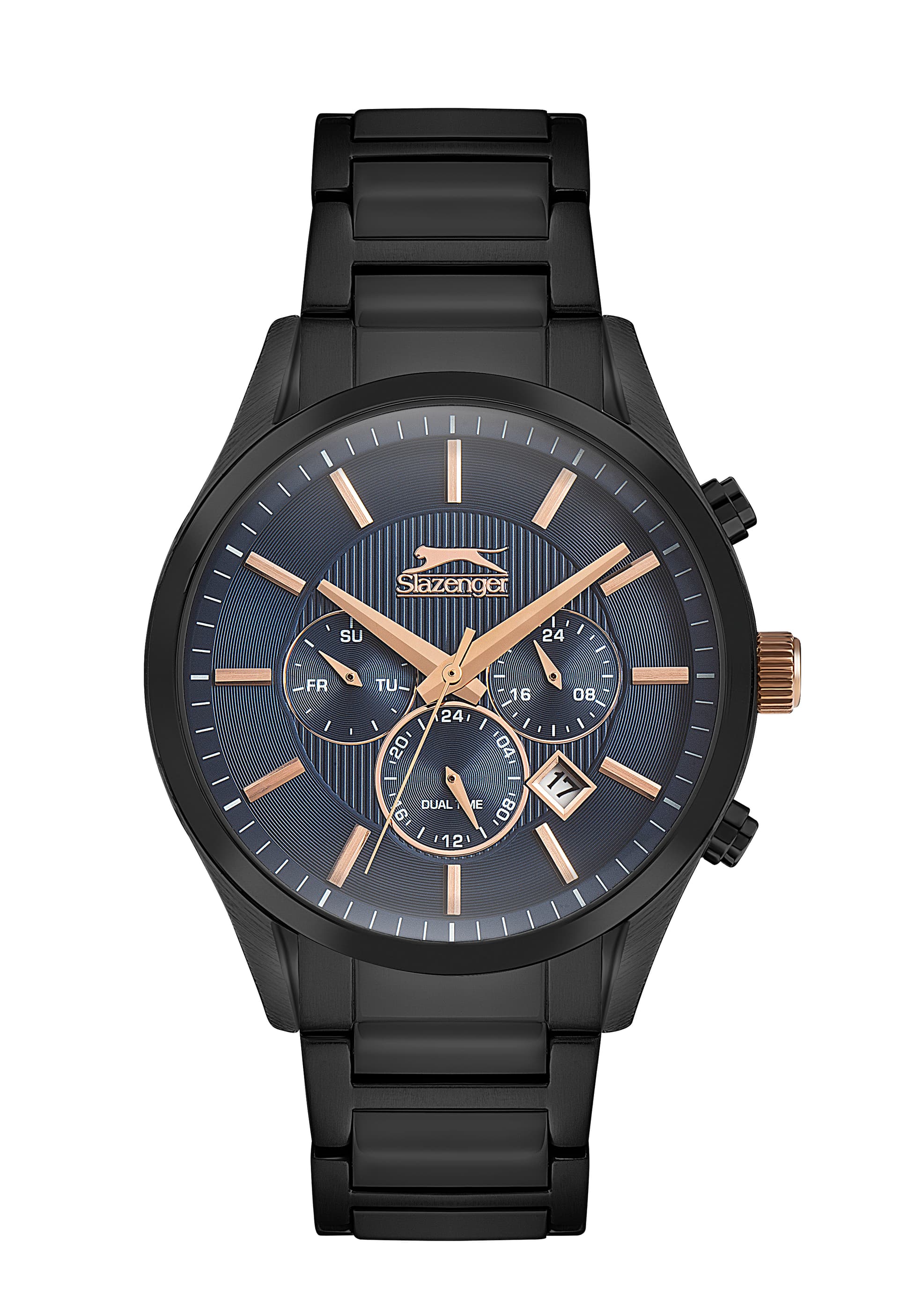 Slazenger Gents Stainless Steel Watch SL.9.6403.2.01 Blue