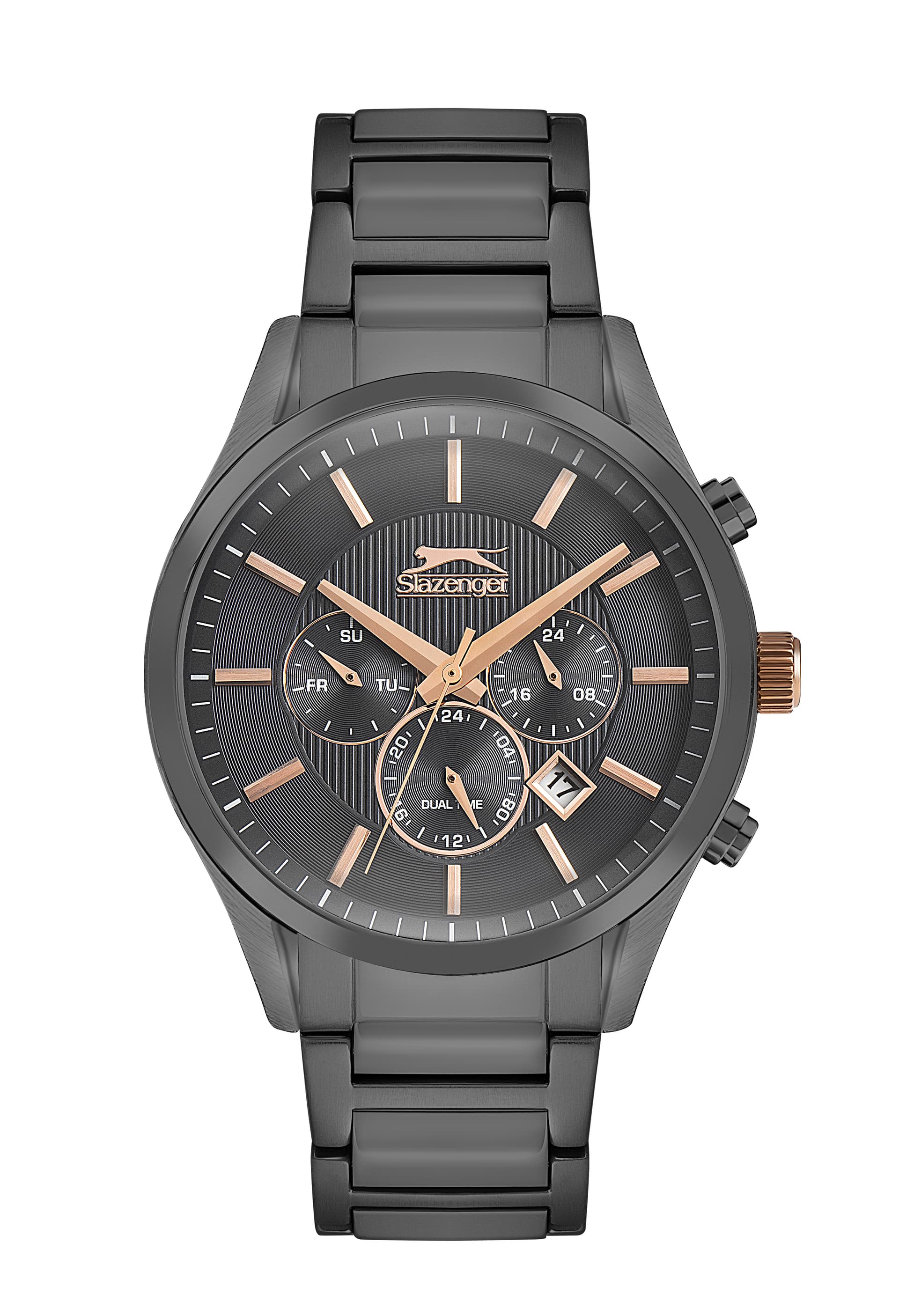 Slazenger Gents Stainless Steel Watch SL.9.6403.2.03 Black