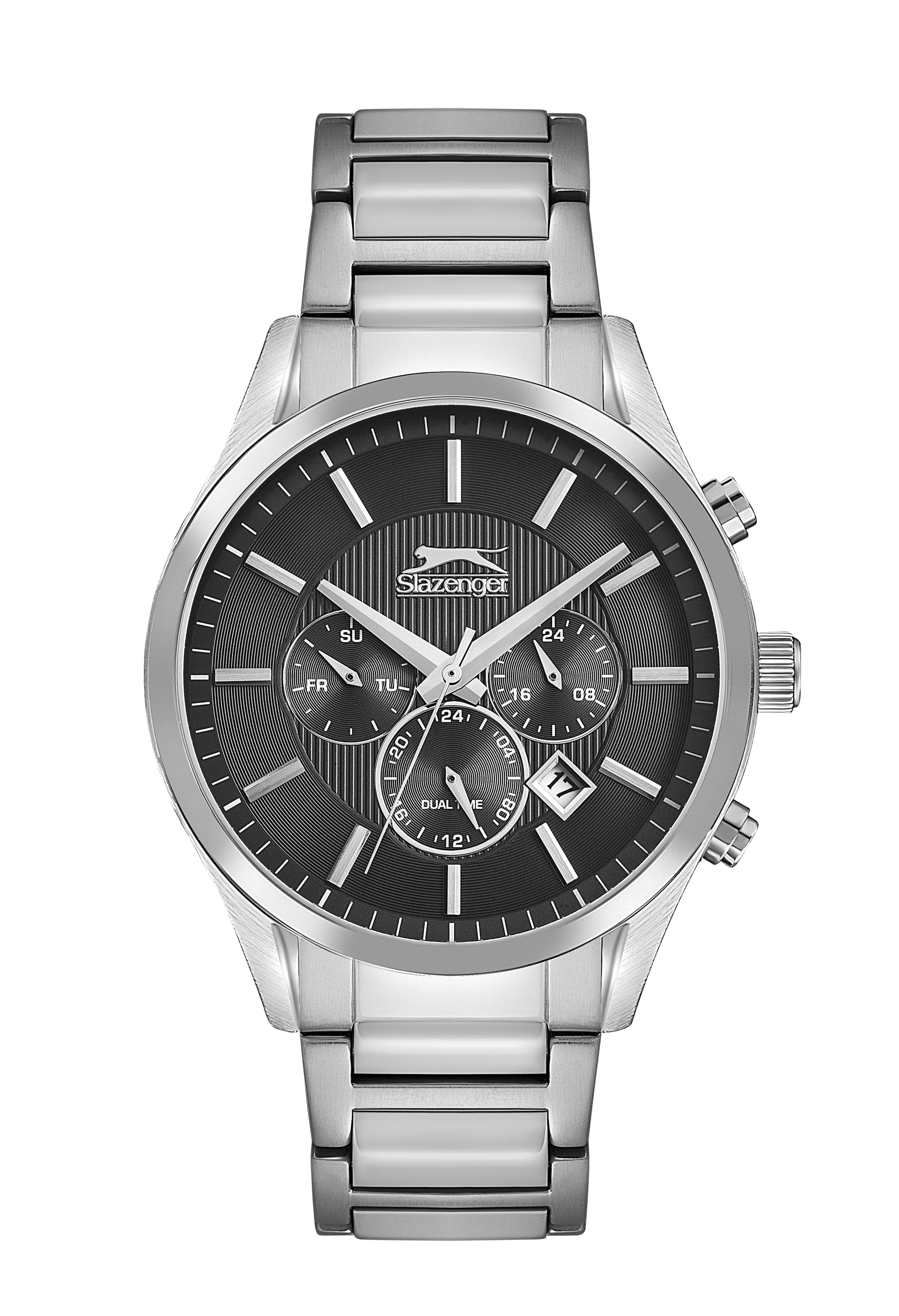 Slazenger Gents Stainless Steel Watch SL.9.6403.2.04 Black