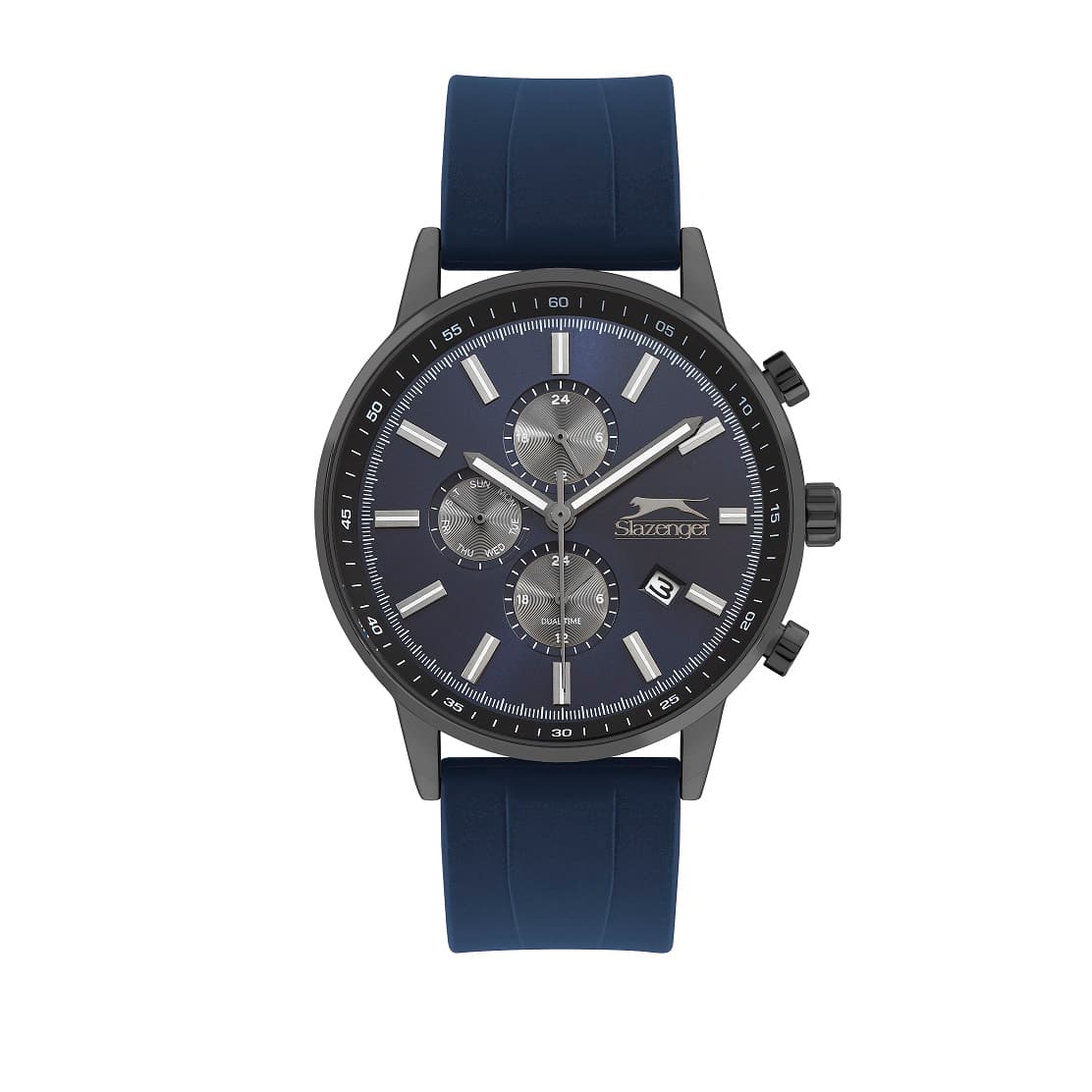 Slazenger Gents Stainless Steel Watch SL.9.6501.2.04 Black