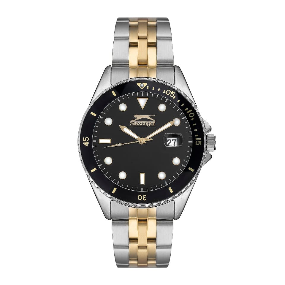 Slazenger Gents Stainless Steel Watch SL.9.6502.1.01 Black