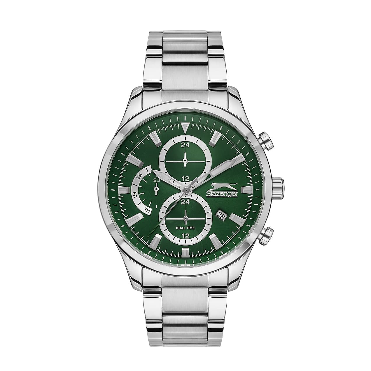 Slazenger Gents Stainless Steel Watch SL.9.6511.2.04 Green