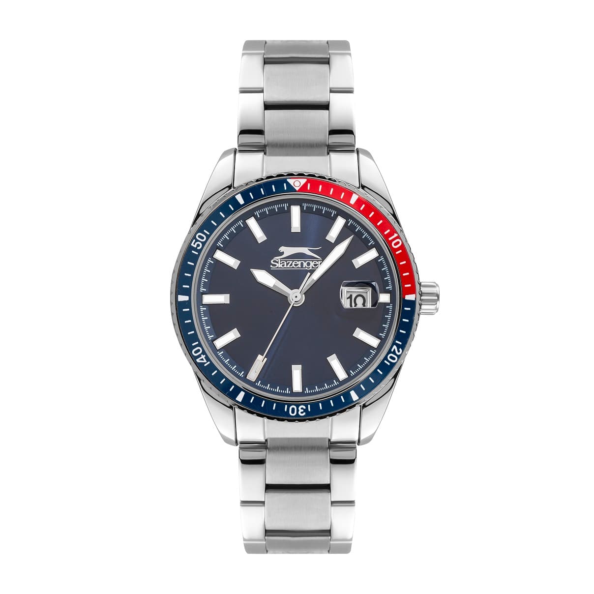 Slazenger Gents Stainless Steel Watch SL.9.6515.1.01 Blue