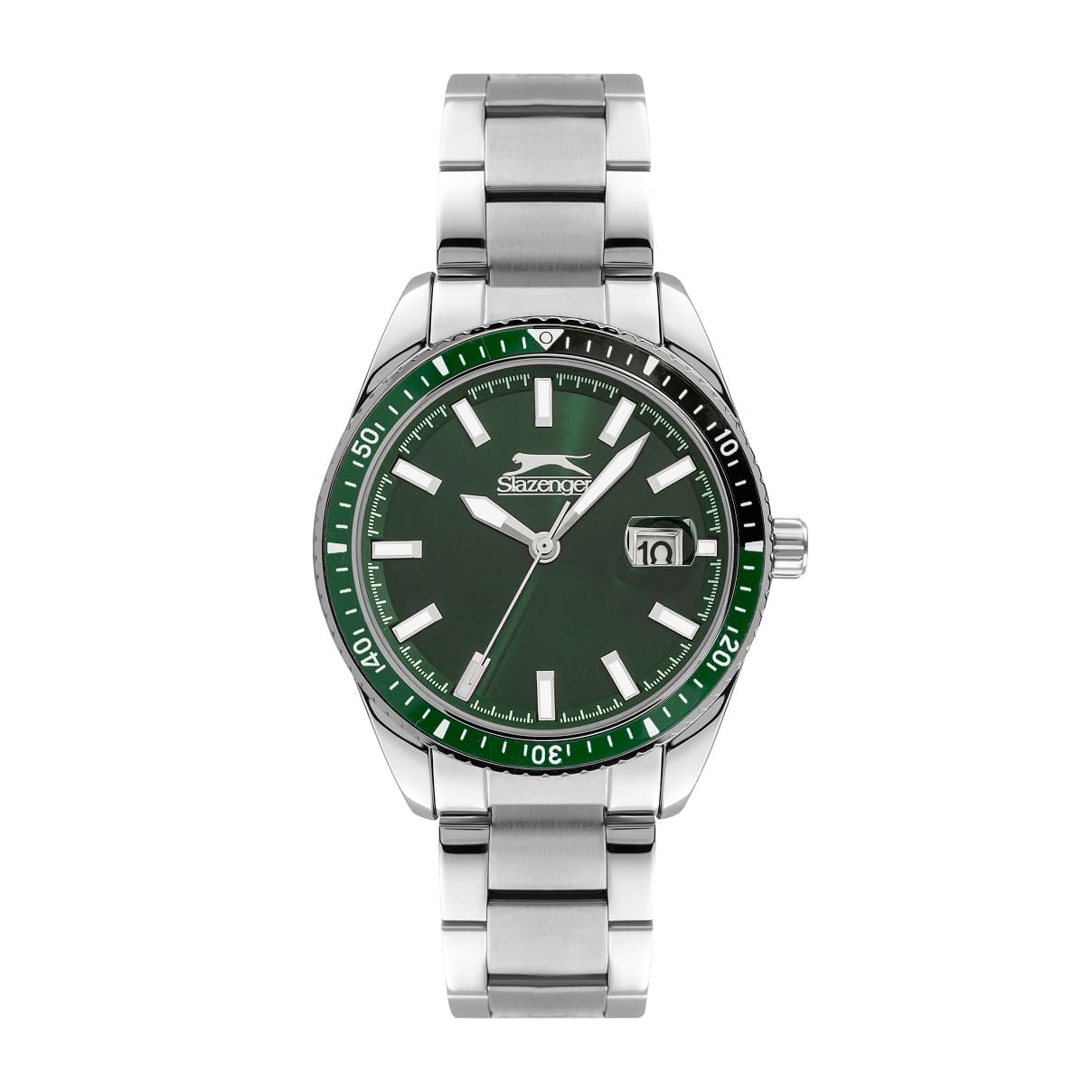 Slazenger Gents Stainless Steel Watch SL.9.6515.1.02 Green