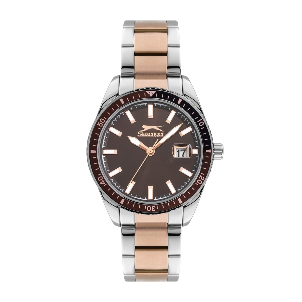 Slazenger Gents Stainless Steel Watch SL.9.6515.1.03 Brown