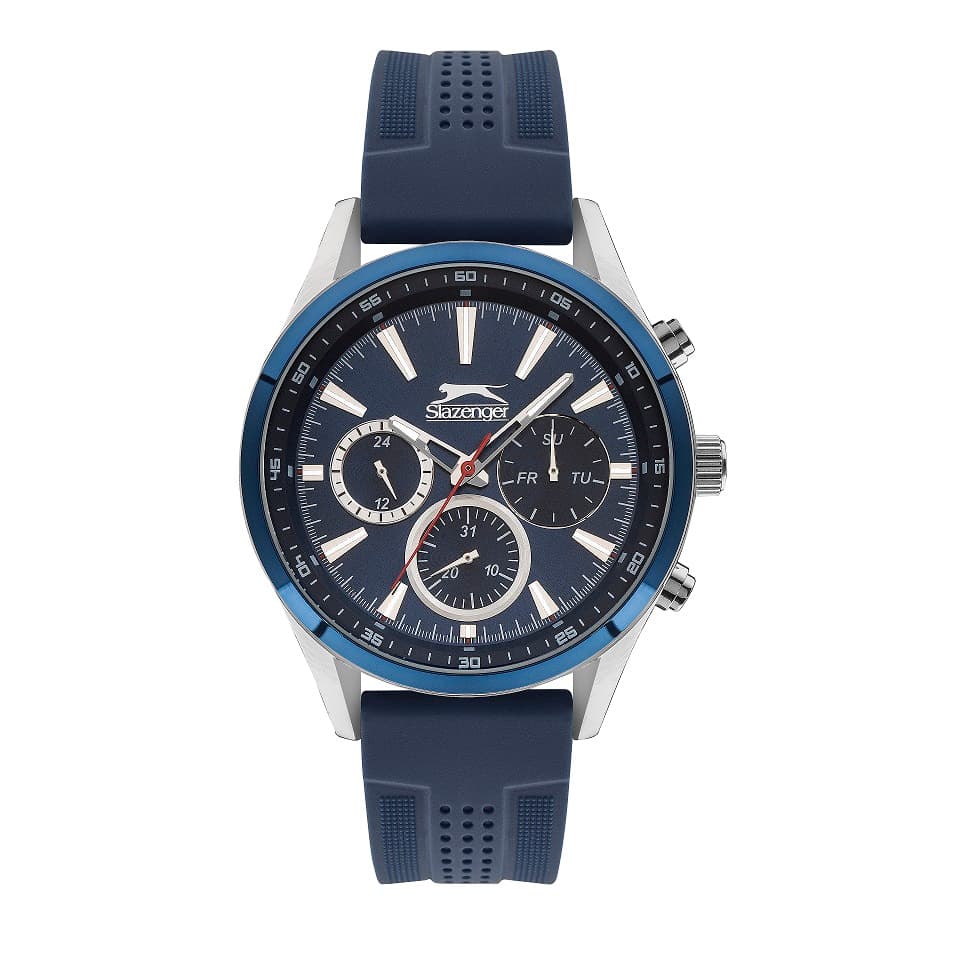 Slazenger Gents Stainless Steel Watch SL.9.6517.2.04 Blue