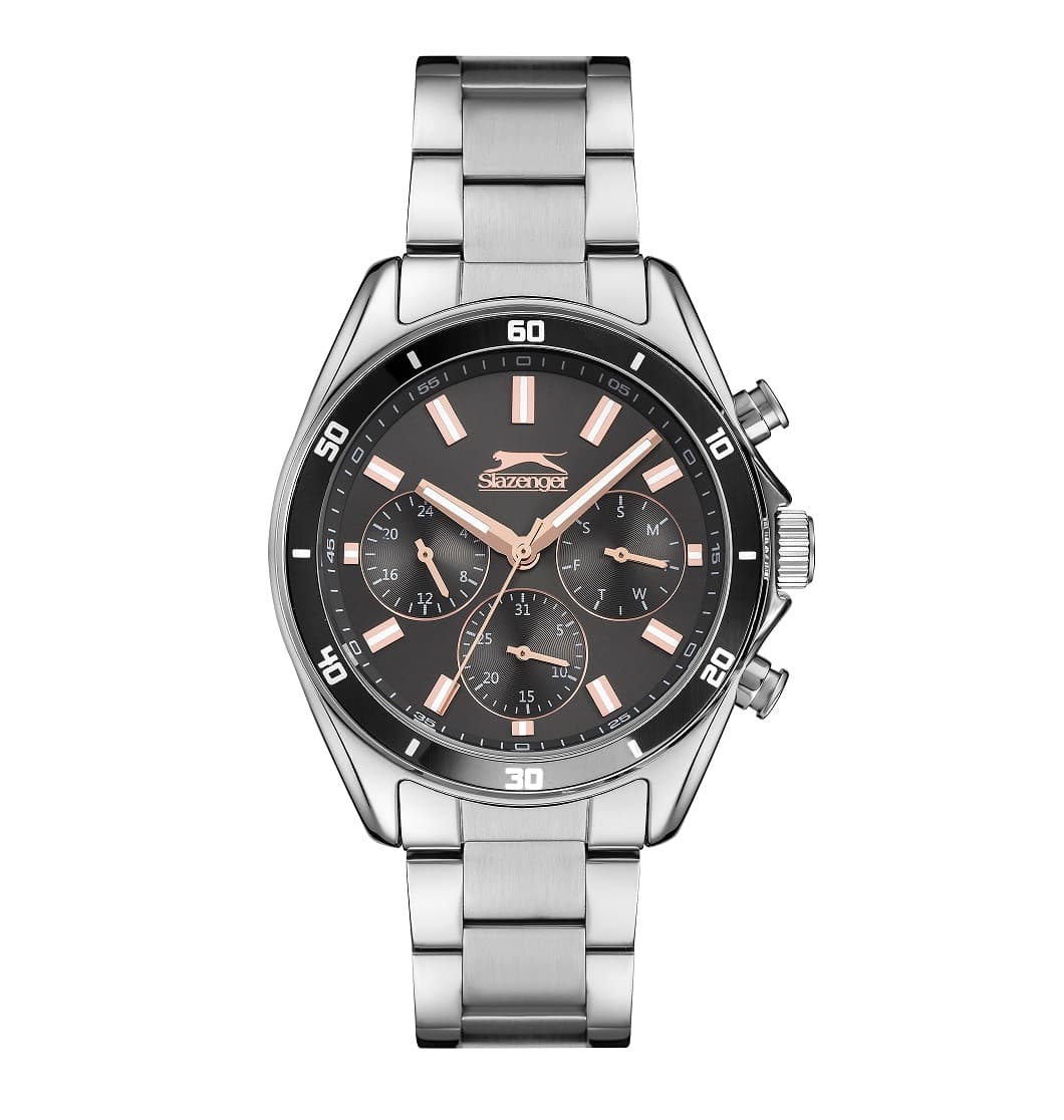 Slazenger Gents Stainless Steel Watch SL.9.6522.2.02 Grey