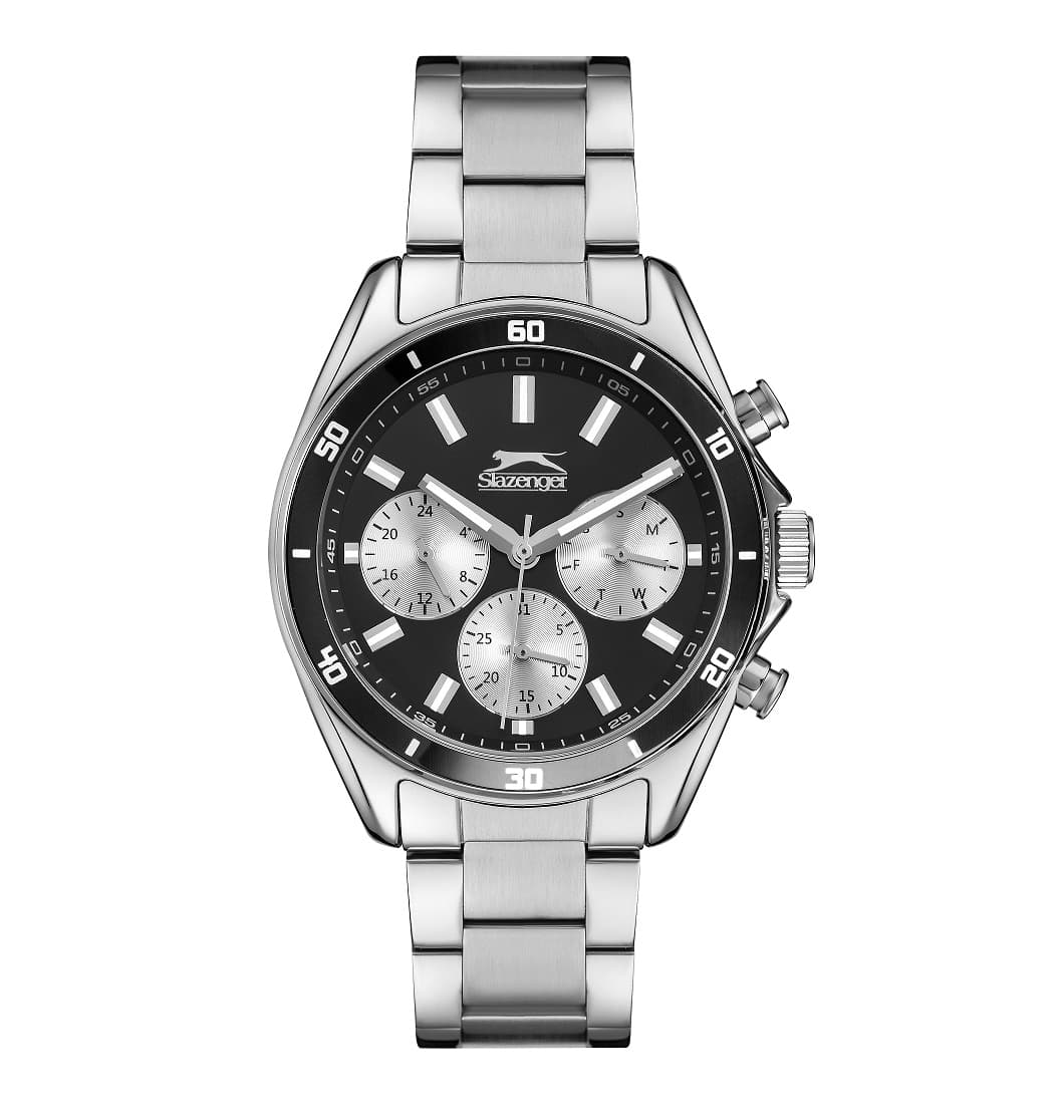 Slazenger Gents Stainless Steel Watch SL.9.6522.2.03 Black
