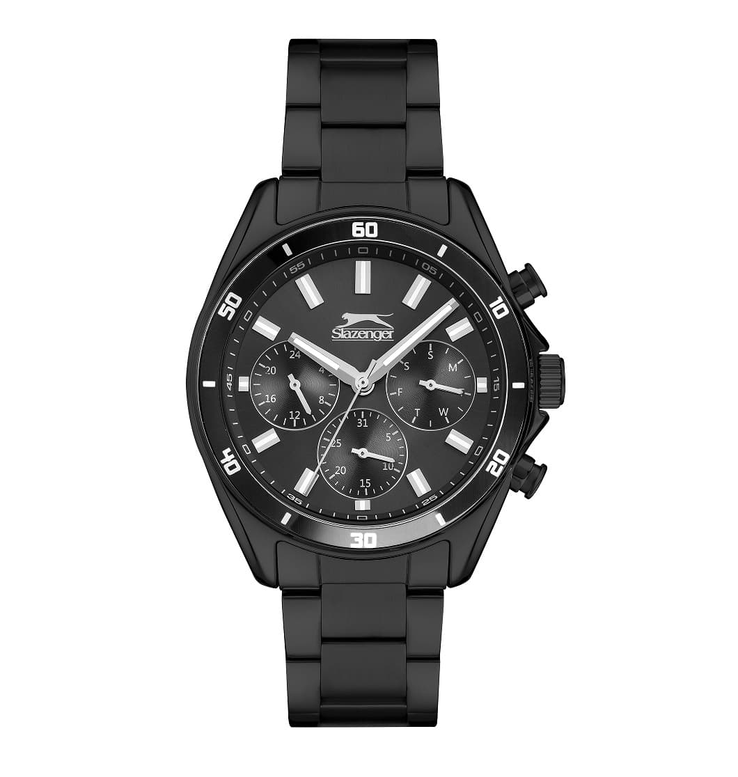 Slazenger Gents Stainless Steel Watch SL.9.6522.2.05 Black