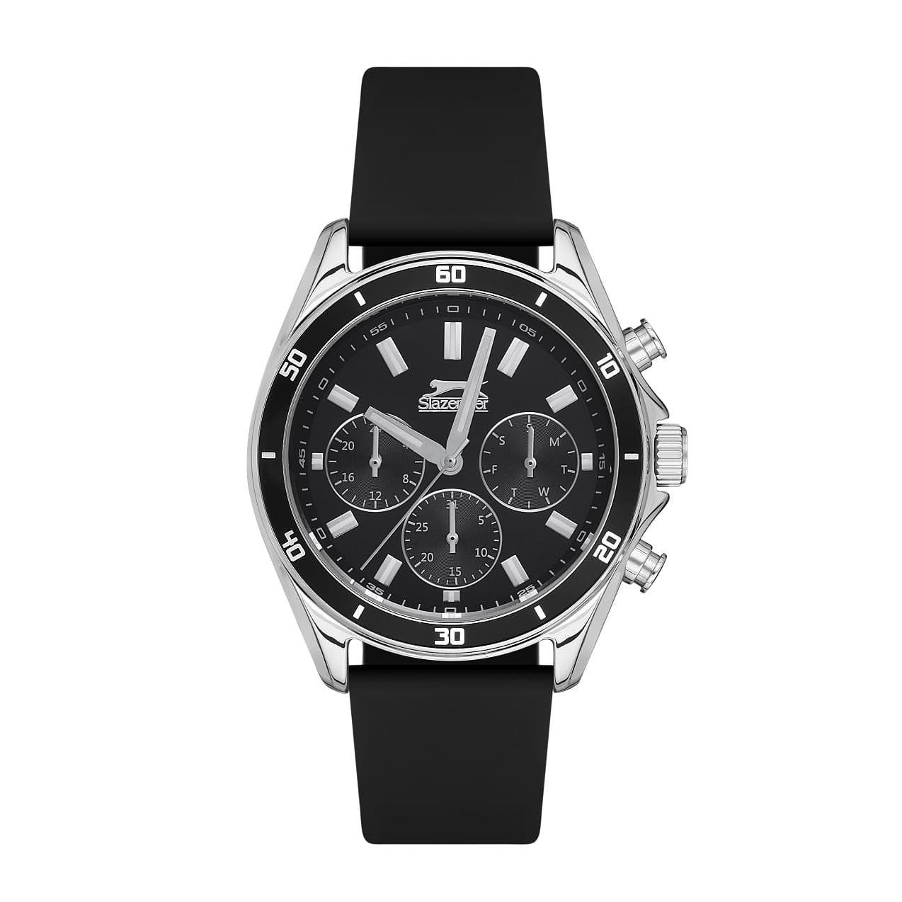 Slazenger Gents Stainless Steel Watch SL.9.6523.2.01 Black