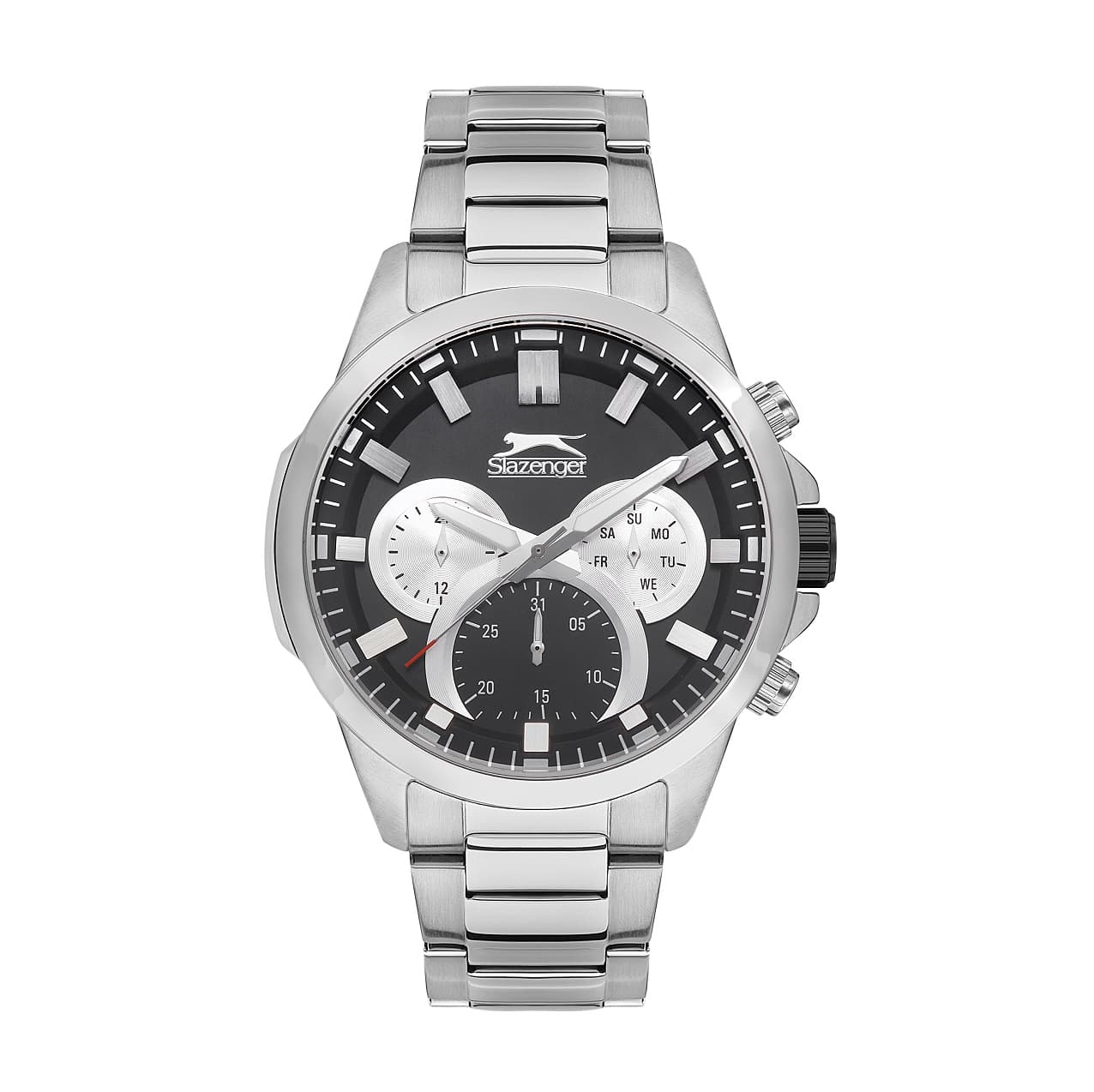 Slazenger Gents Stainless Steel Watch SL.9.6526.2.02 Black