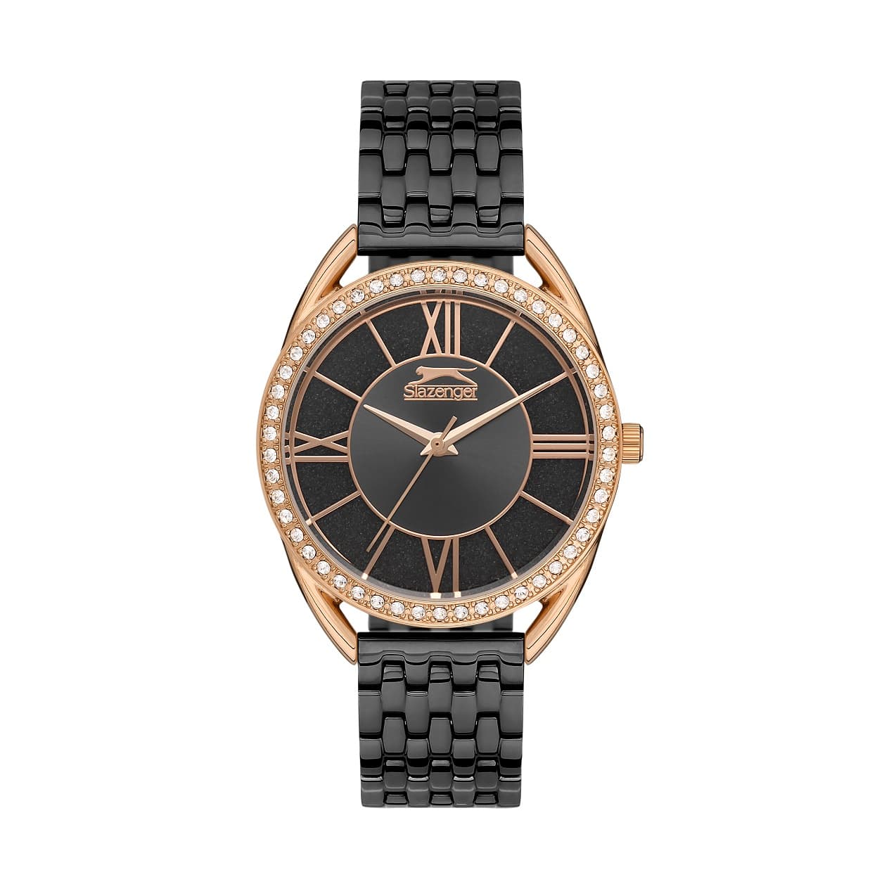 Slazenger Ladies Stainless Steel Watch SL.9.6537.3.04 Black