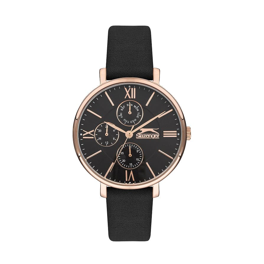 Slazenger Ladies Stainless Steel Watch SL.9.6544.4.05 Black