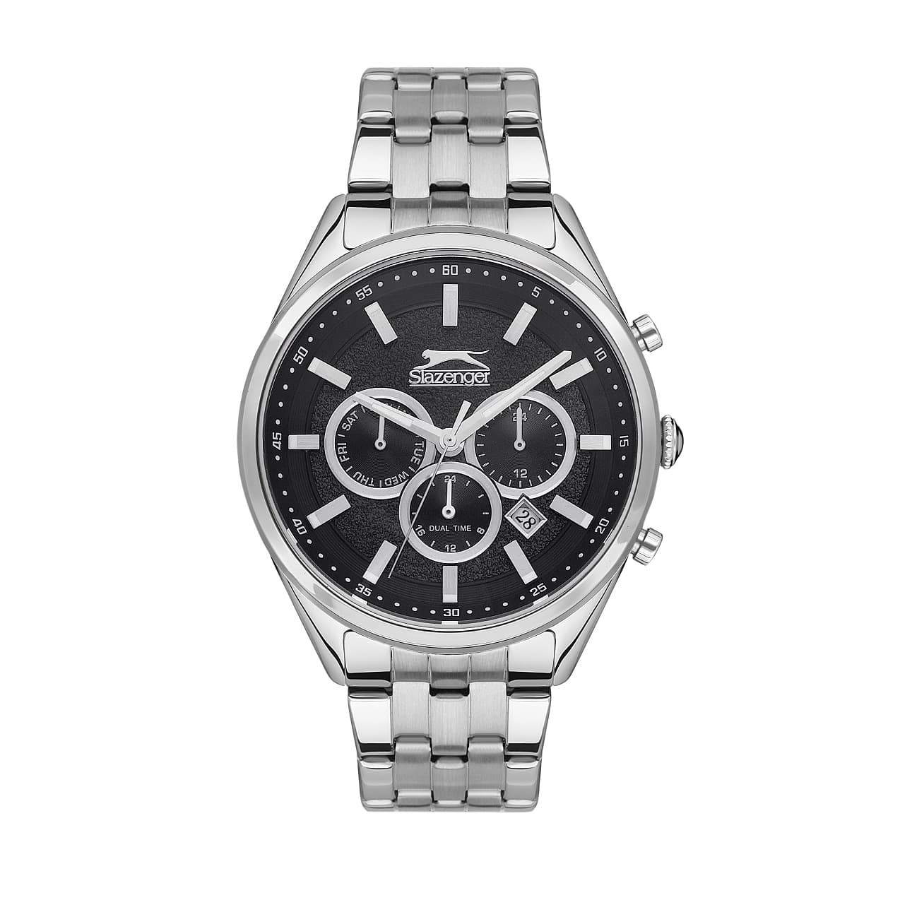 Slazenger Gents Stainless Steel Watch SL.9.6546.2.01 Black