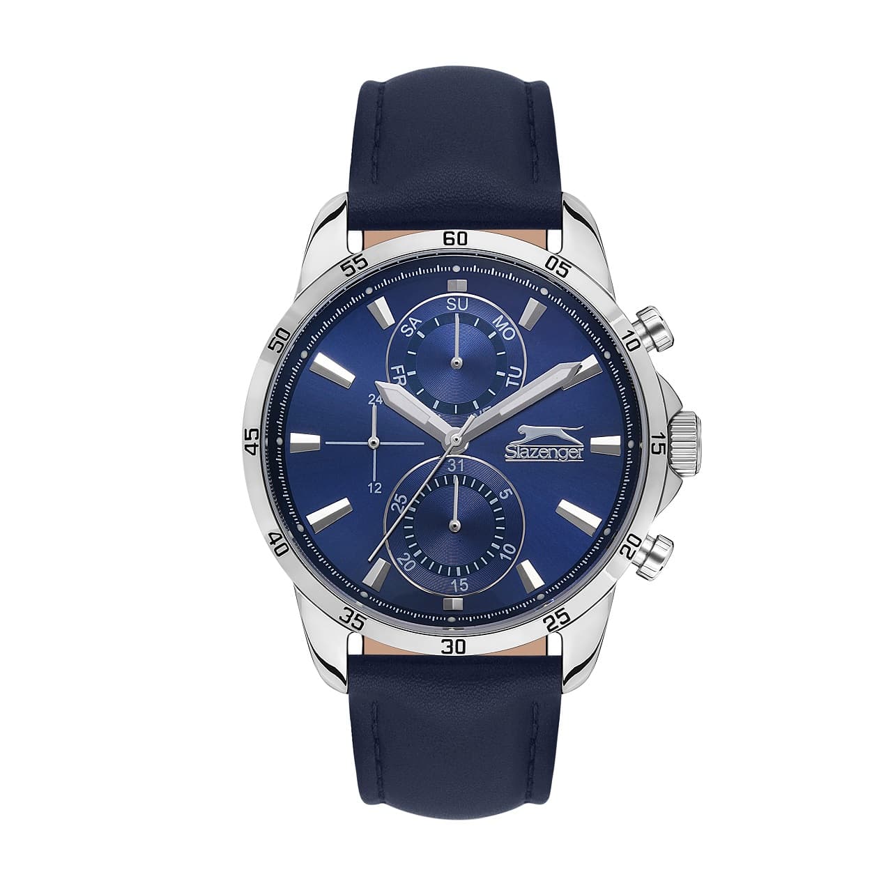 Slazenger Gents Stainless Steel Watch SL.9.6548.2.03 Blue