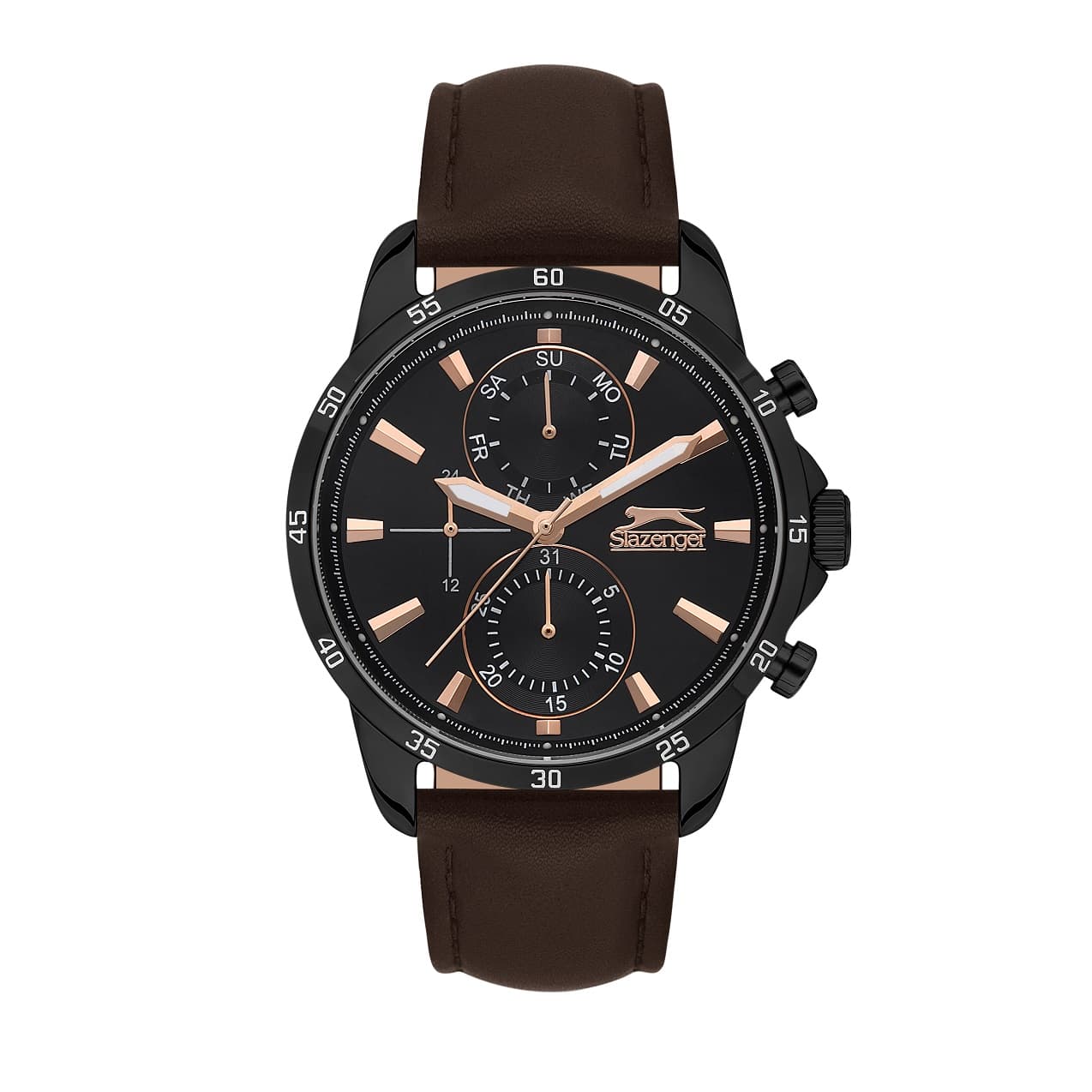 Slazenger Gents Stainless Steel Watch SL.9.6548.2.04 Black