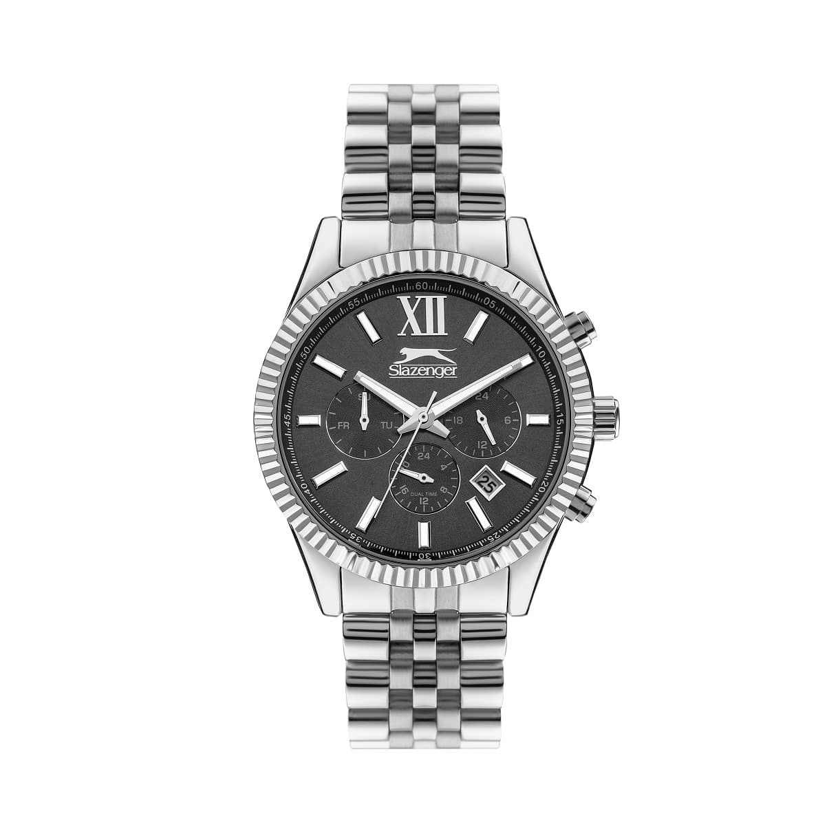 Slazenger Gents Stainless Steel Watch SL.9.6555.2.02 Black