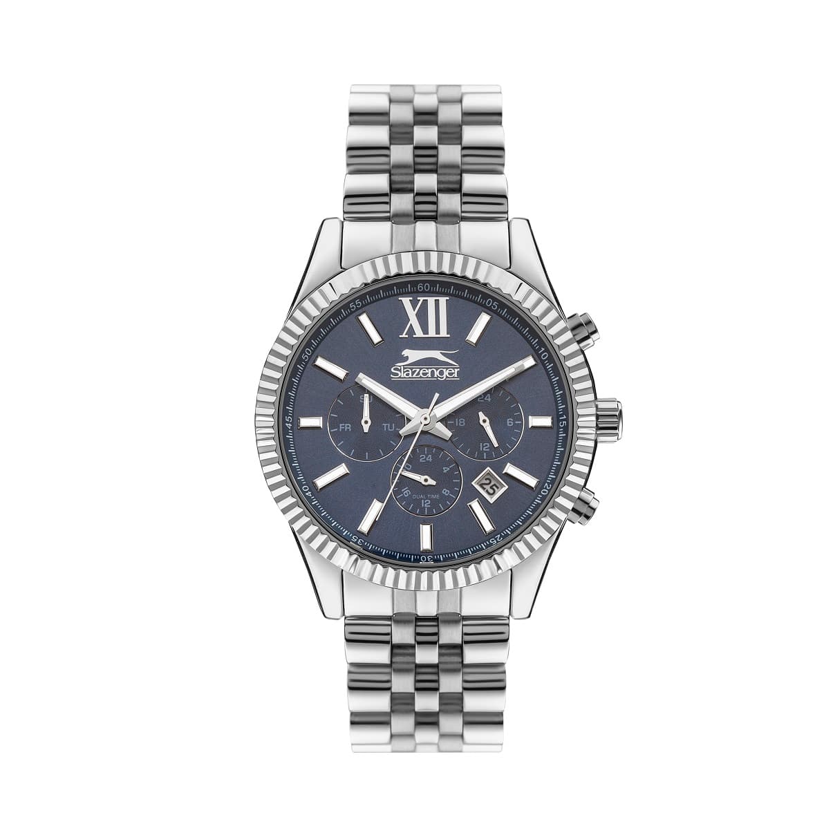 Slazenger Gents Stainless Steel Watch SL.9.6555.2.03 Blue
