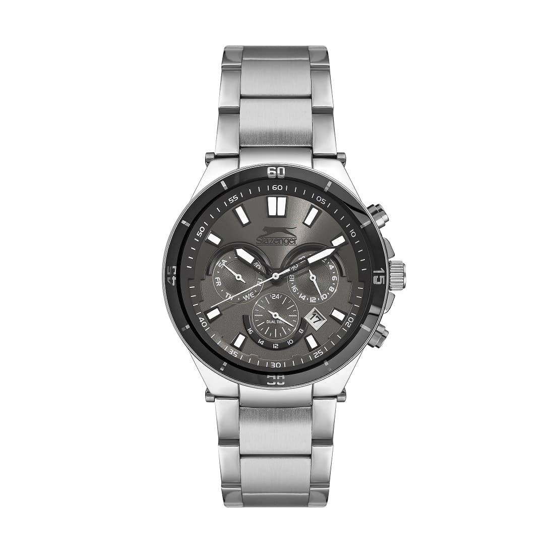 Slazenger Gents Stainless Steel Watch SL.9.6557.2.03 Grey