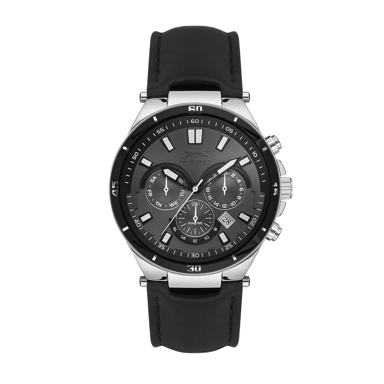 Slazenger Gents Stainless Steel Watch SL.9.6558.2.01 Grey