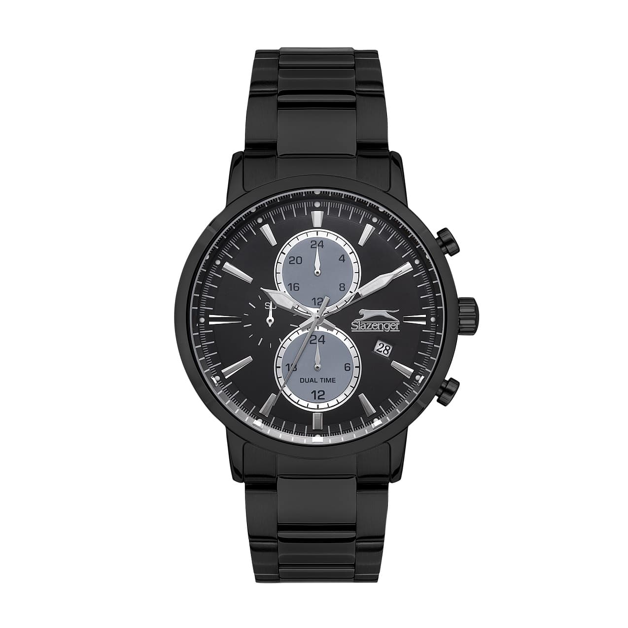 Slazenger Gents Stainless Steel Watch SL.9.6559.2.02 Black