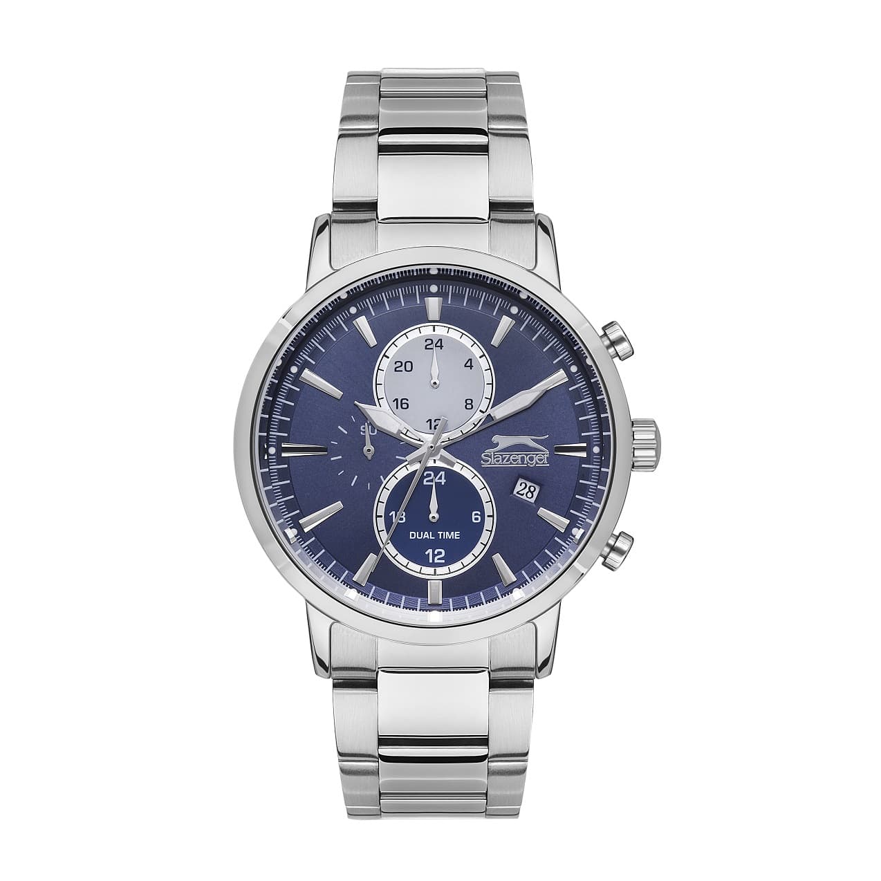 Slazenger Gents Stainless Steel Watch SL.9.6559.2.04 Blue