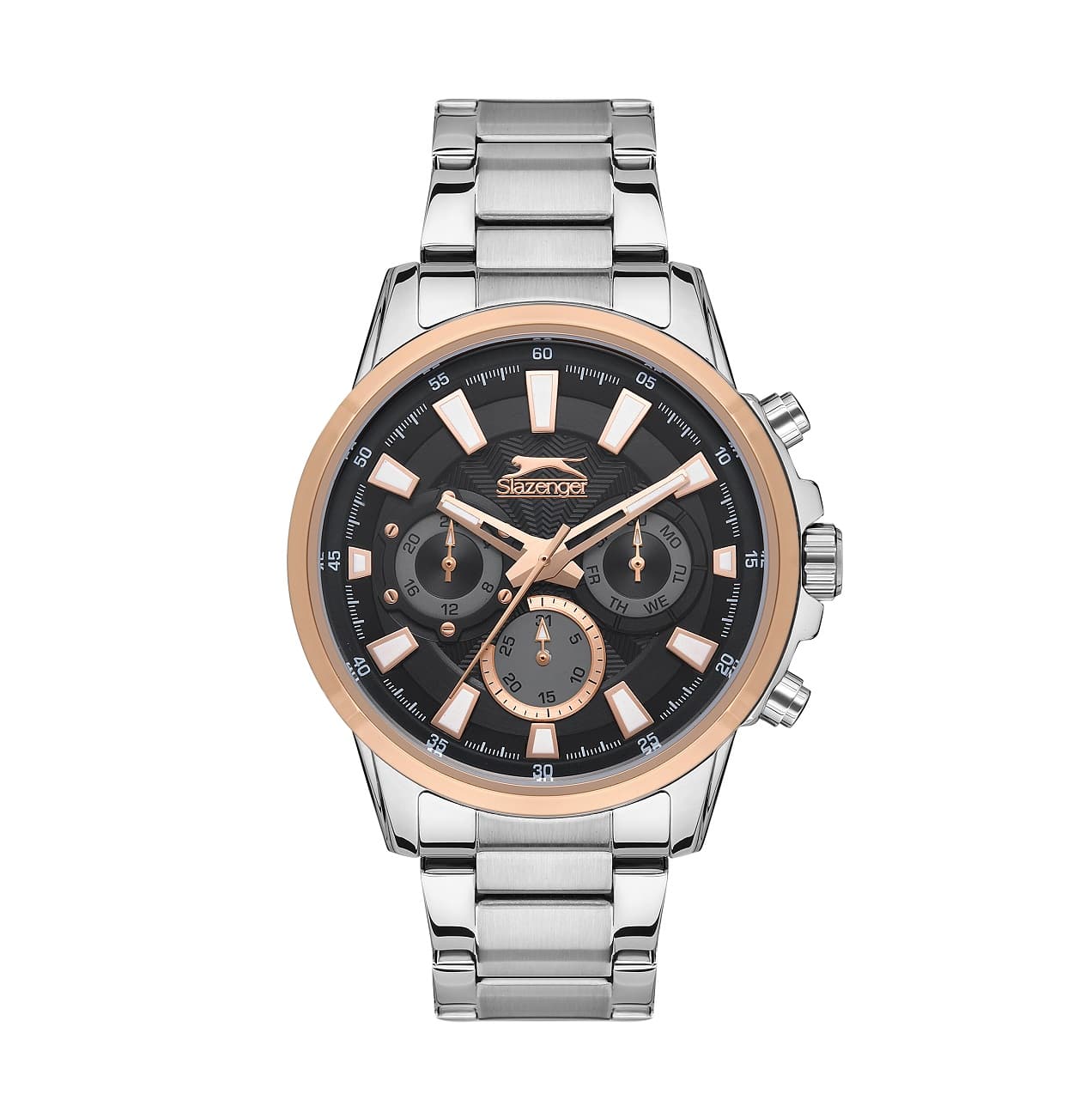 Slazenger Gents Stainless Steel Watch SL.9.6565.2.05 Black