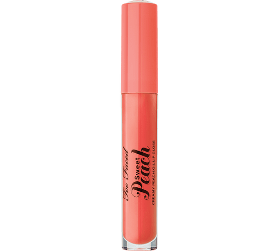 Too Faced Sweet Creamy Peach Oil Lip Gloss - Poppin Peach